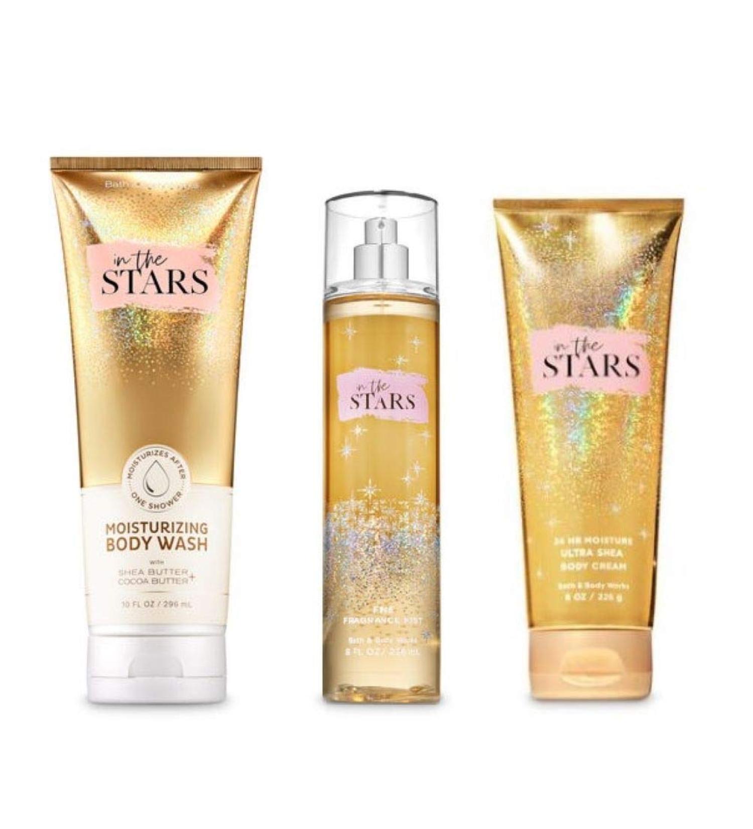 In The STARS - 3pc Gift Set with Body Wash, Fragrance Mist, and Shea Body Cream - Buy Online on GoSupps.com