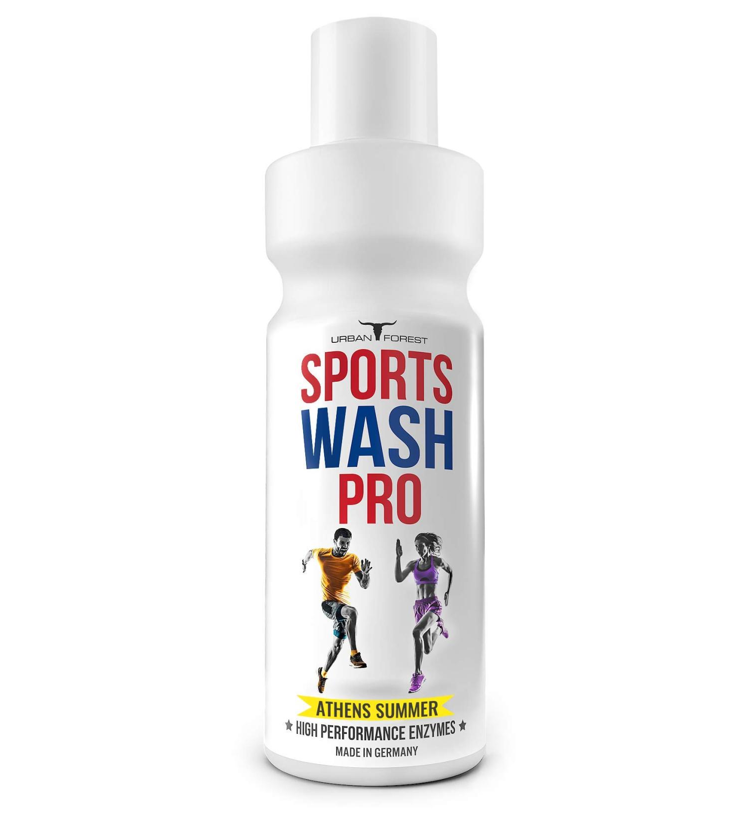 Urban Forest Sports Wash Pro - Full Detergent for Outdoor Sports & Functional Clothing with Odor Remover (1L) - Buy Online on GoSupps.com