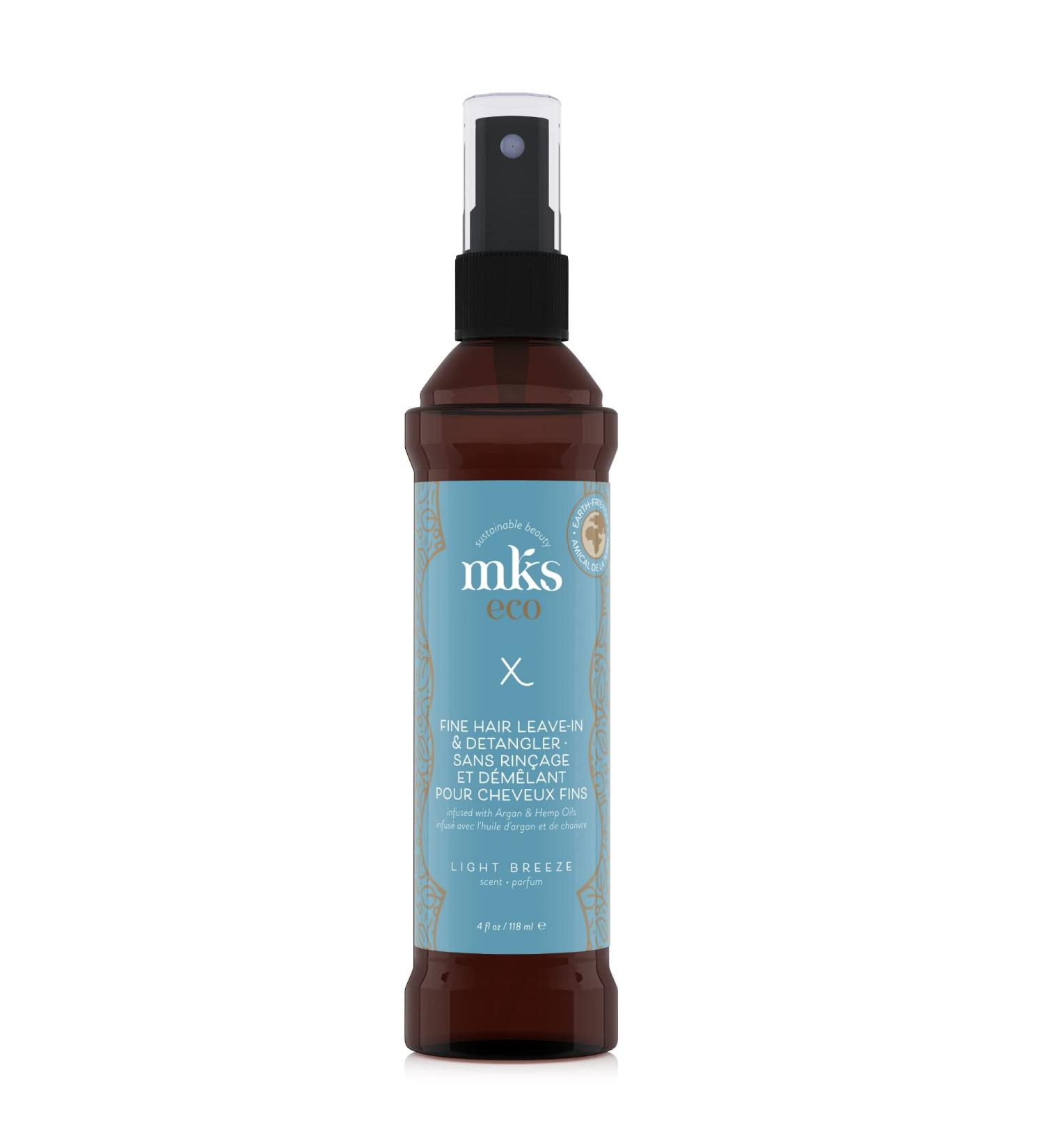 MKS-Eco X Leave-In Detangler for Fine Hair - Lightweight 118ml | Tangled-Free Nourishing International Shipping - Buy Online on GoSupps.com