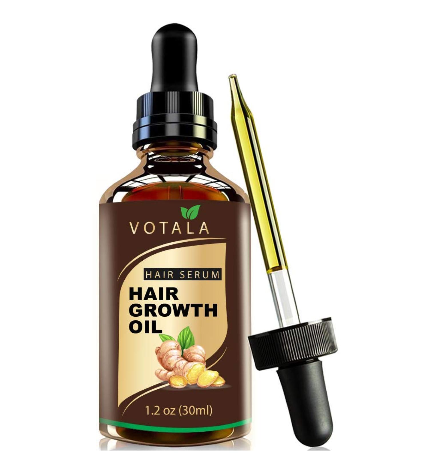 VOTALA Hair Growth Serum | Anti Hair Loss Treatment for Men & Women | Promotes Thicker & Stronger Hair with Regrowth Benefits - Buy Online on GoSupps.com