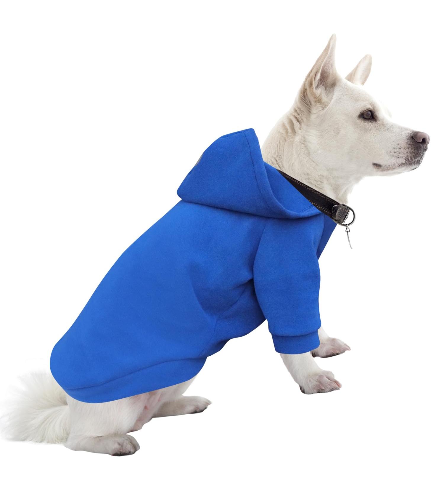 Buy Hualisiji Dog Hoodie - Warm & Lightweight Chihuahua Sweater with Hood - XL Dark Blue - Buy Online on GoSupps.com
