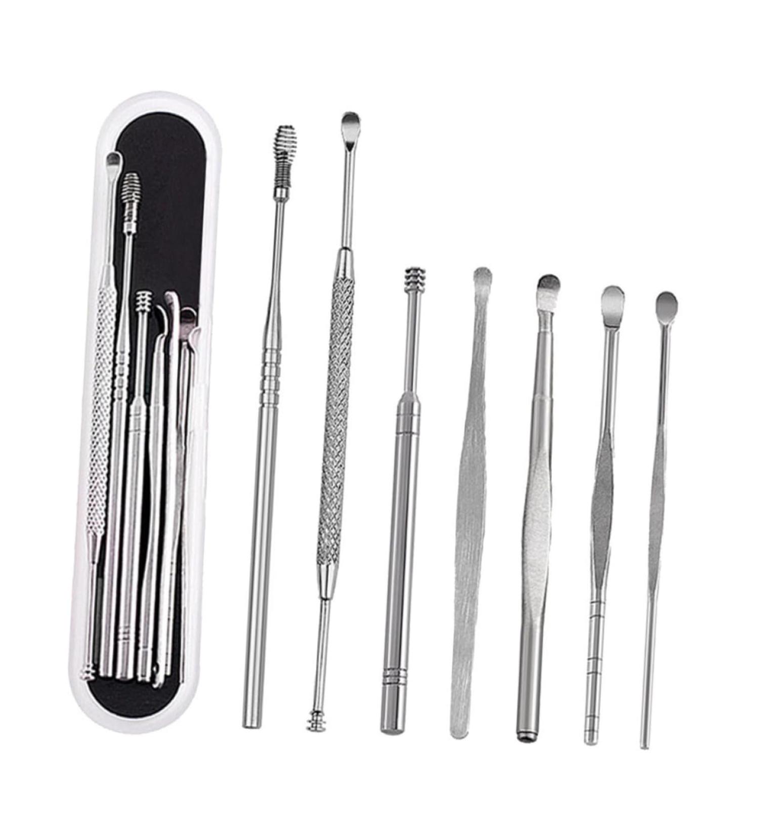 TOVINANNA 7pc Set Ear Cleaning Kit Earwax Removal Tools Double-Ended Design Gently Remove Earwax at Home - Buy Online on GoSupps.com