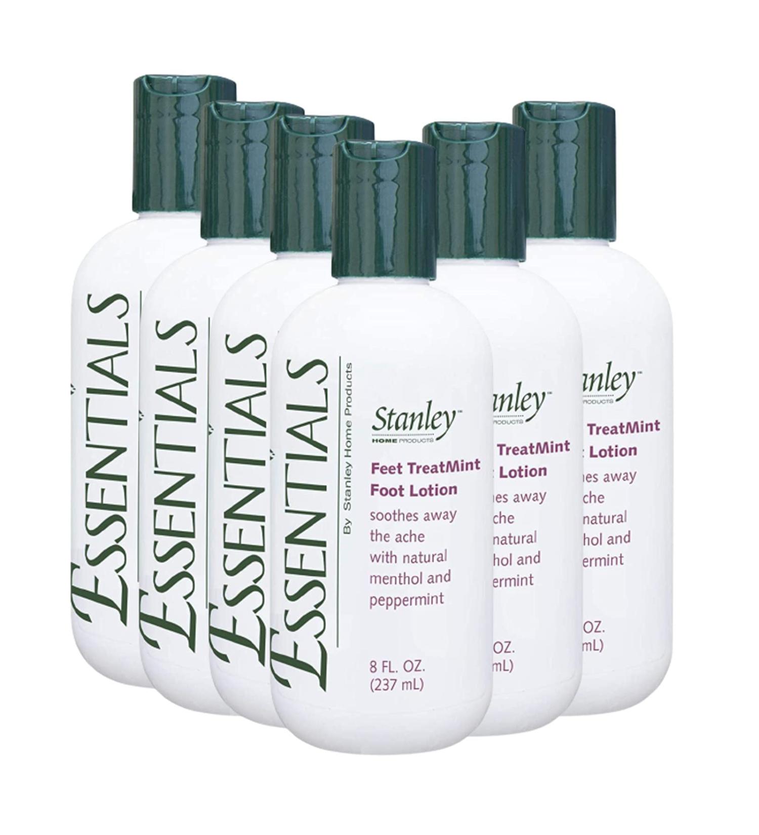 Stanley Essentials Feet TreatMint Foot Lotion 8oz - Natural Peppermint Moisturizing Cream for Pain Relief - 6 Pack - Buy Online on GoSupps.com