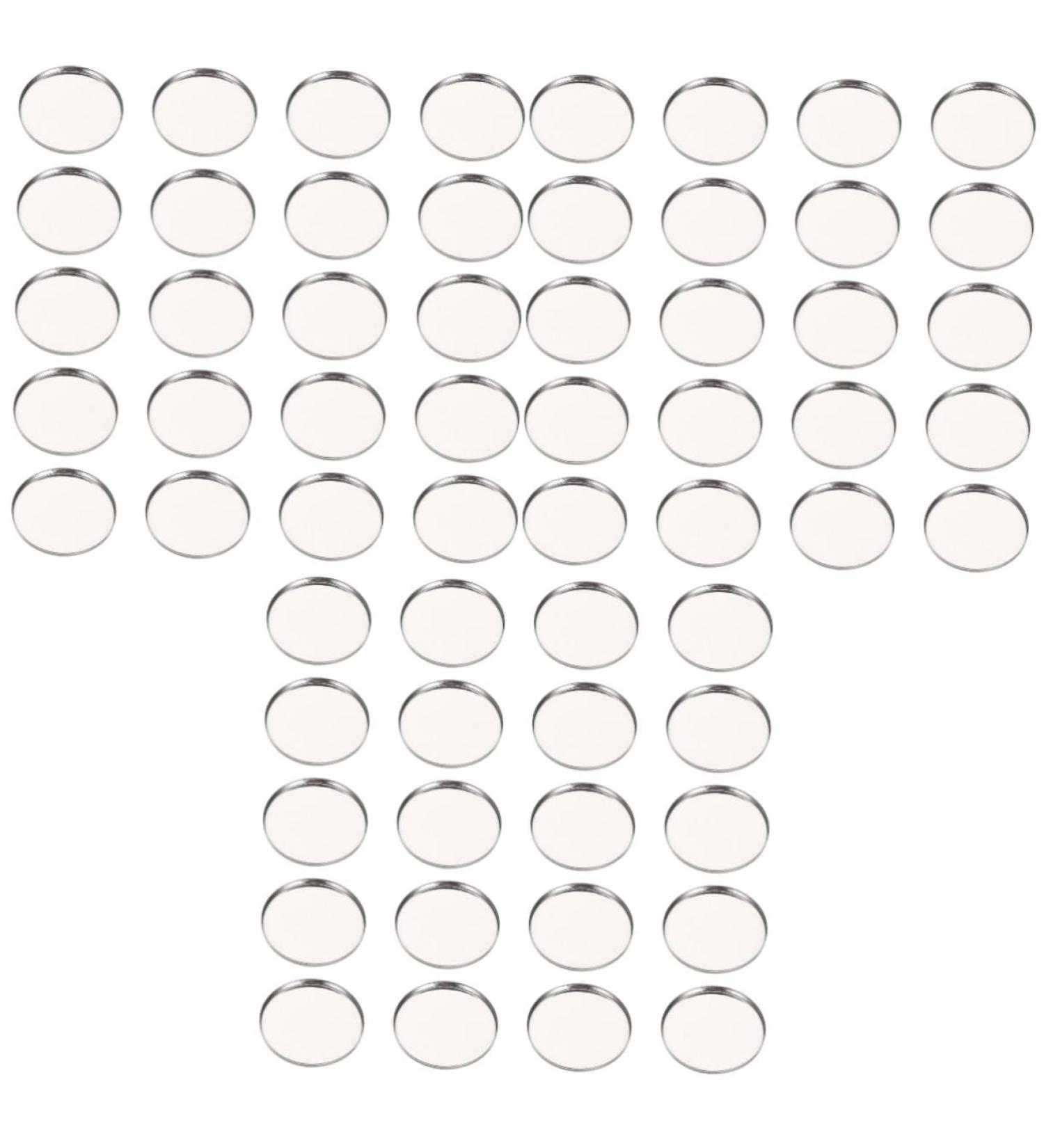 FOMIYES 60 Pcs Round Eyeshadow Empty Tray - Metal Makeup Pans & Magnetic Lipstick Tray | Travel-Friendly Stainless Steel Disk - Buy Online on GoSupps.com