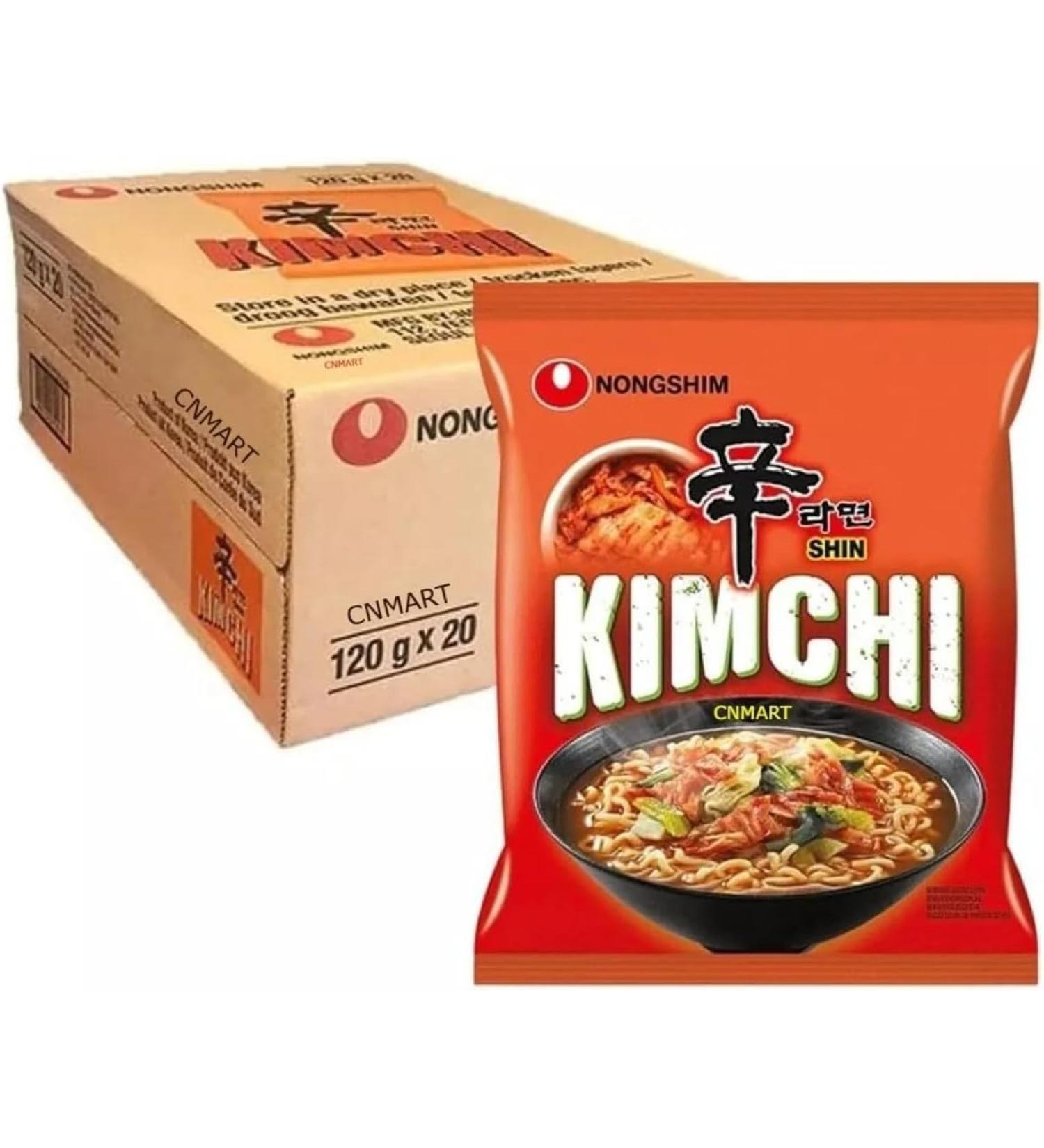 CNMART Korean Ramen Set Shin Ramyun Instant Noodle - Kimchi  - Buy Online on GoSupps.com