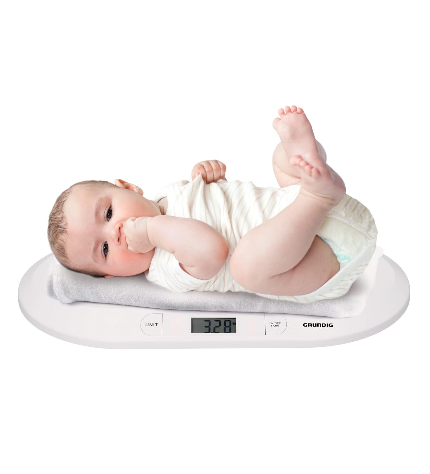 Buy Grundig Babyhage Digital Children's Scale - Accurate Up to 20kg for Newborns | LED & LCD Display Tara Function Auto Shutdown | International Shipping Available - Buy Online on GoSupps.com