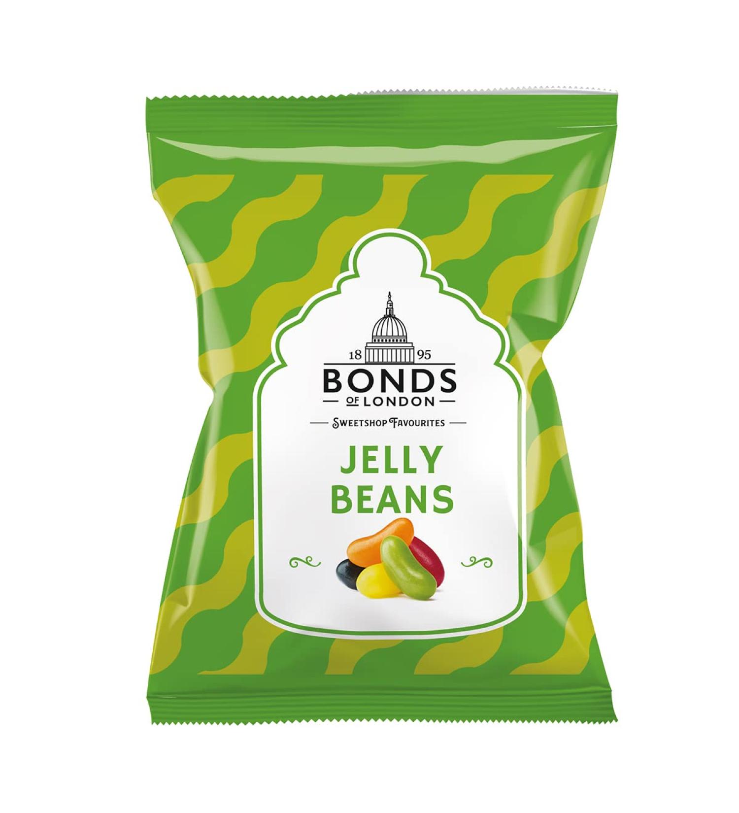 Bonds Jelly Beans Bags | Fruit Flavoured | No Artificial Colours or Flavours | Colourful Sweets | 130g | (Pack of 12) - Buy Online on GoSupps.com