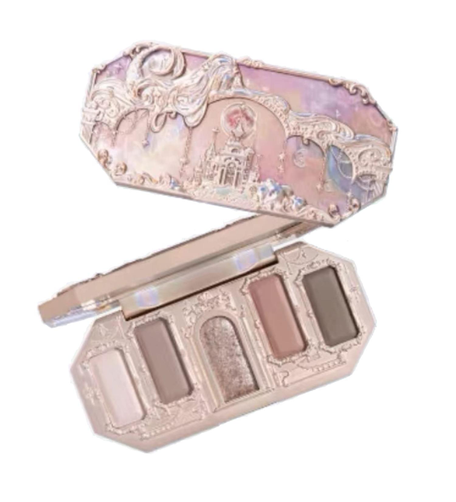 Huazhixiao Moonlight Mermaid Series 5 Color Eyeshadow Palette - Pigmented Multichrome Shades - Buy Online on GoSupps.com