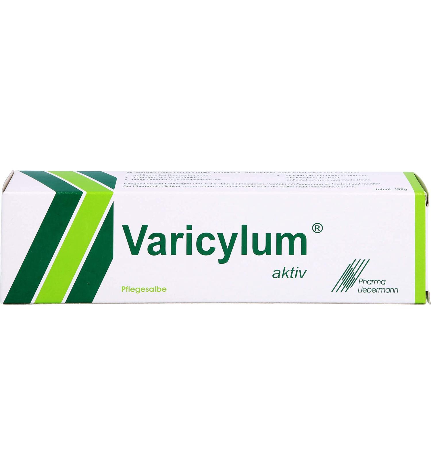Varicylum Active Care Ointment 100g - Best Treatment for Varicose Veins | Fast International Shipping - Buy Online on GoSupps.com