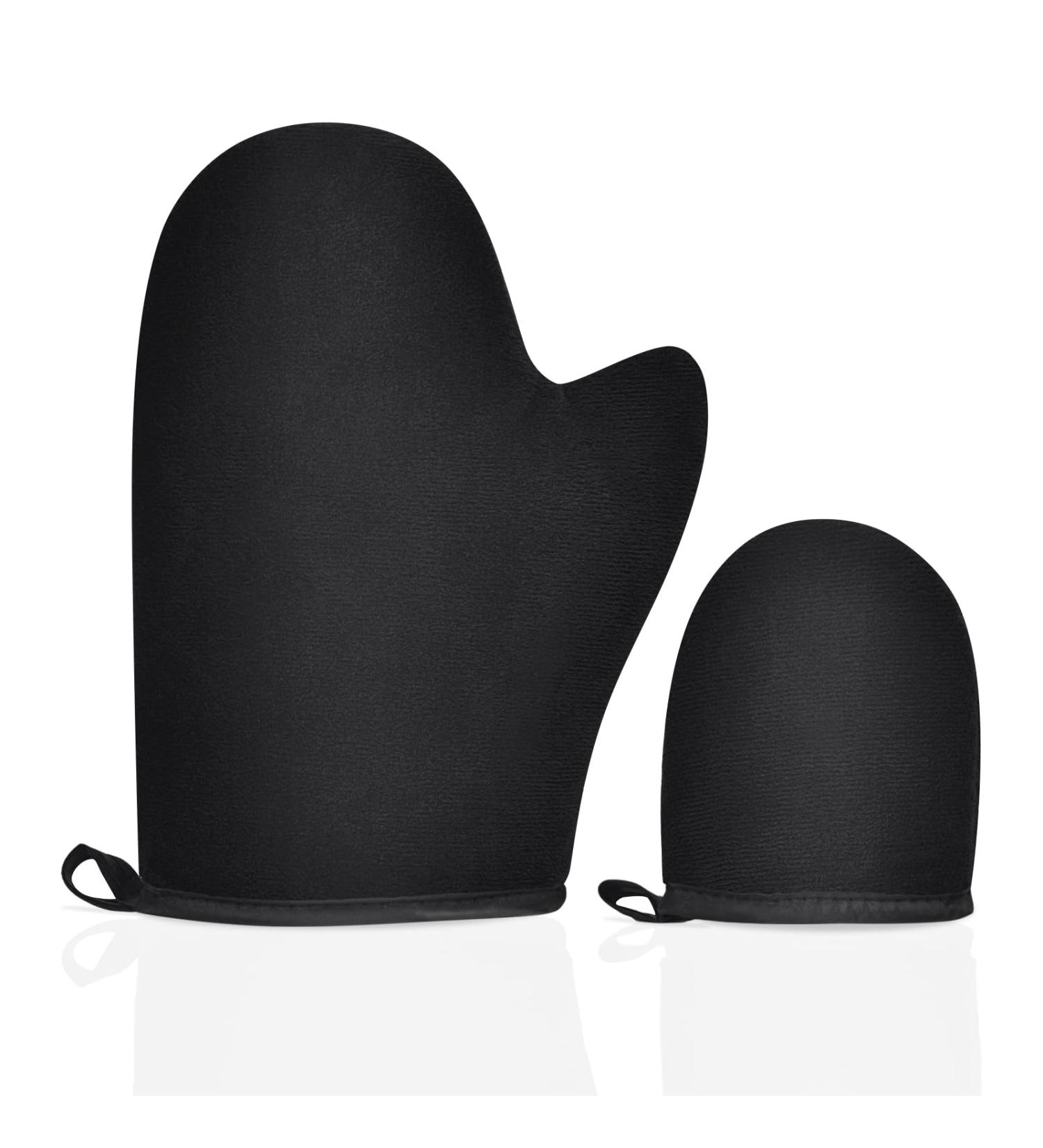 LOPHE Self Tanning Mitt Applicator | Double Sided Black Self Tan Gloves | Washable & Reusable - Buy Online on GoSupps.com