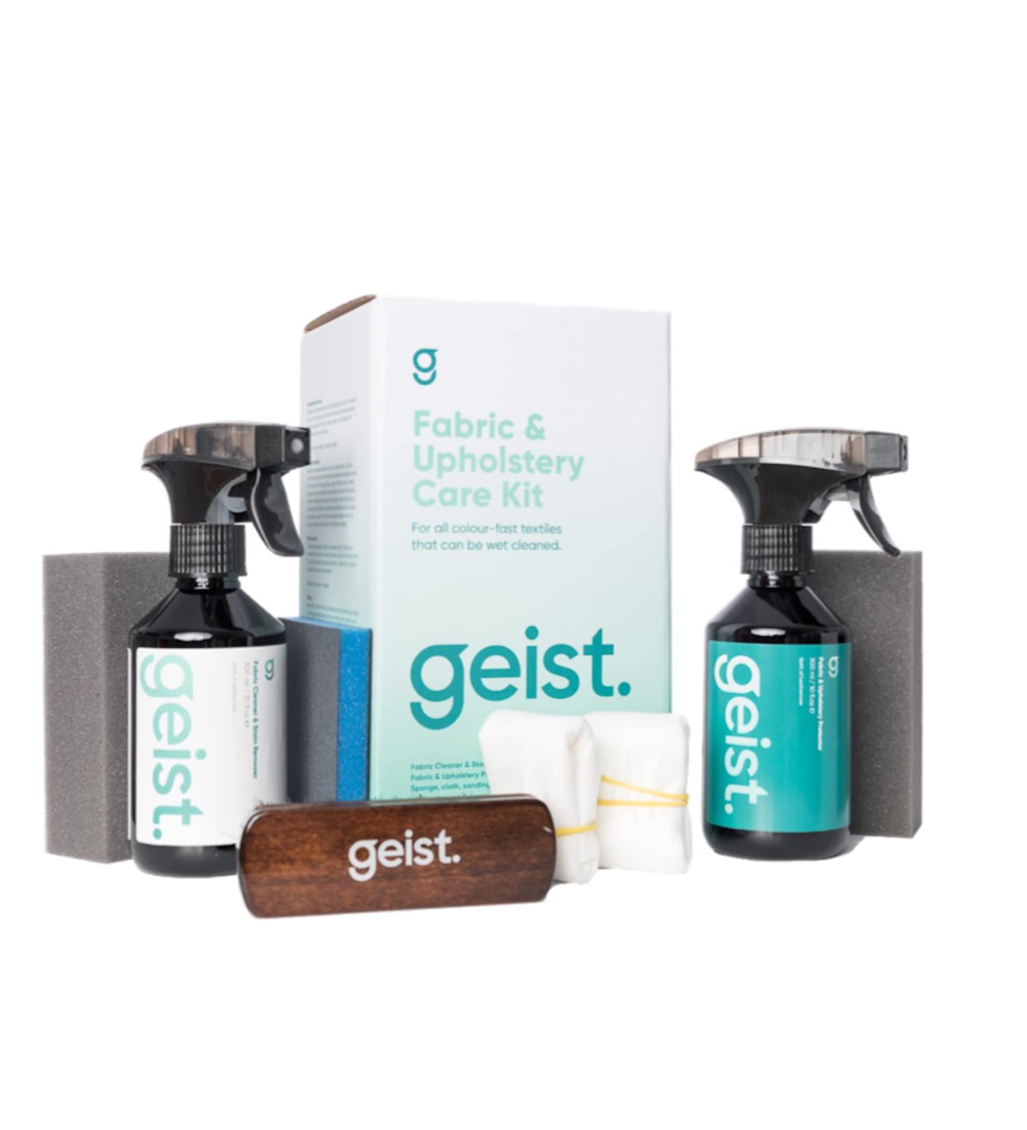 Geist Fabric & Upholstery Care Kit | Stain Removal & Protection for Alcantara Cloth Seats Sofas & Rugs | Water & Stain Resistant Solution - Buy Online on GoSupps.com