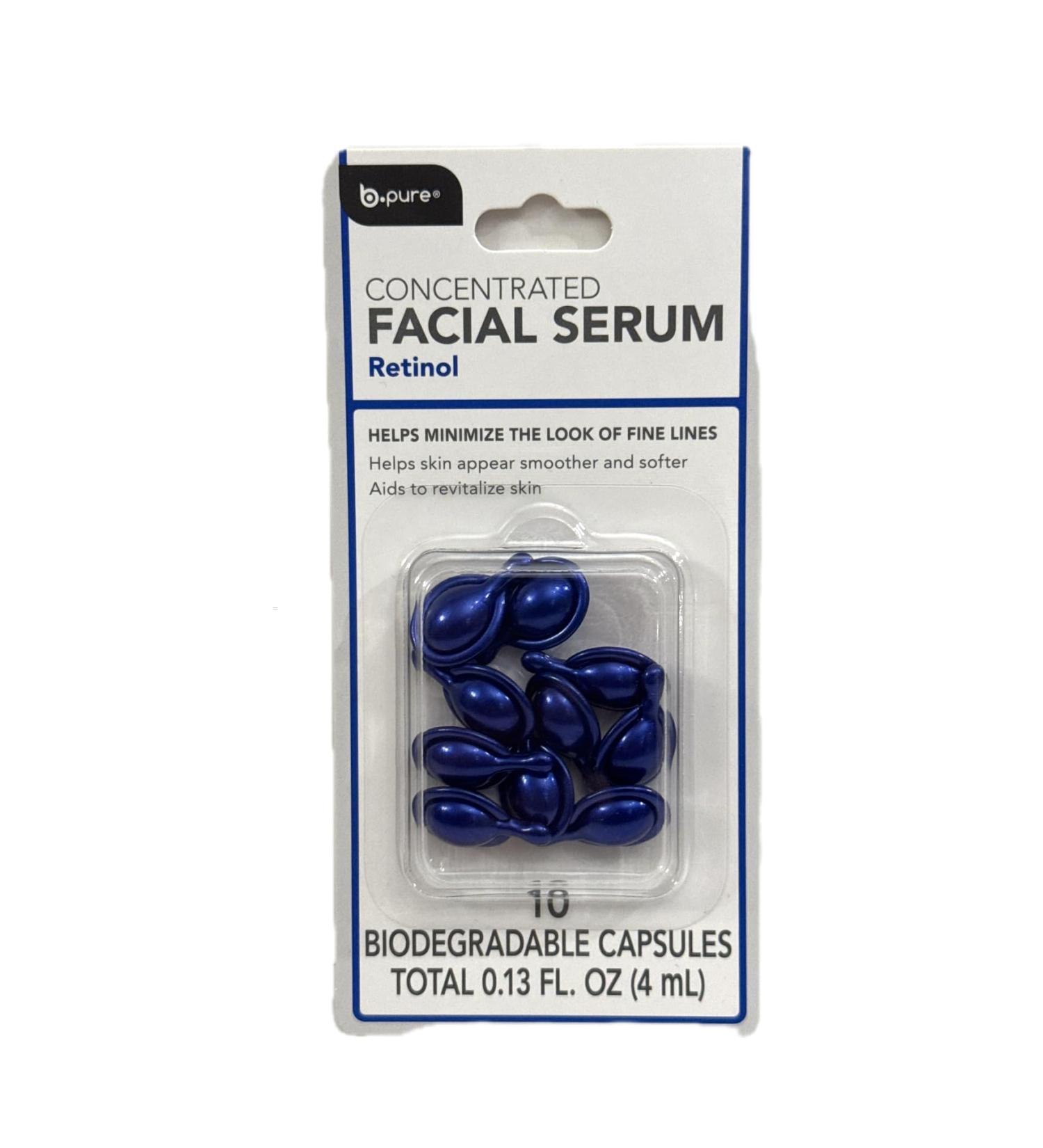 Facial Serum 10 Biodegradable Capsules 0.13 FL OZ (Retinol)