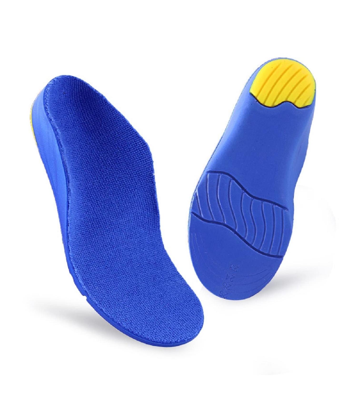 Kids Orthotic Insoles | Athletic Inserts for Flat Feet | Arch Support for Foot Pain Relief (7C-9C - Buy Online on GoSupps.com