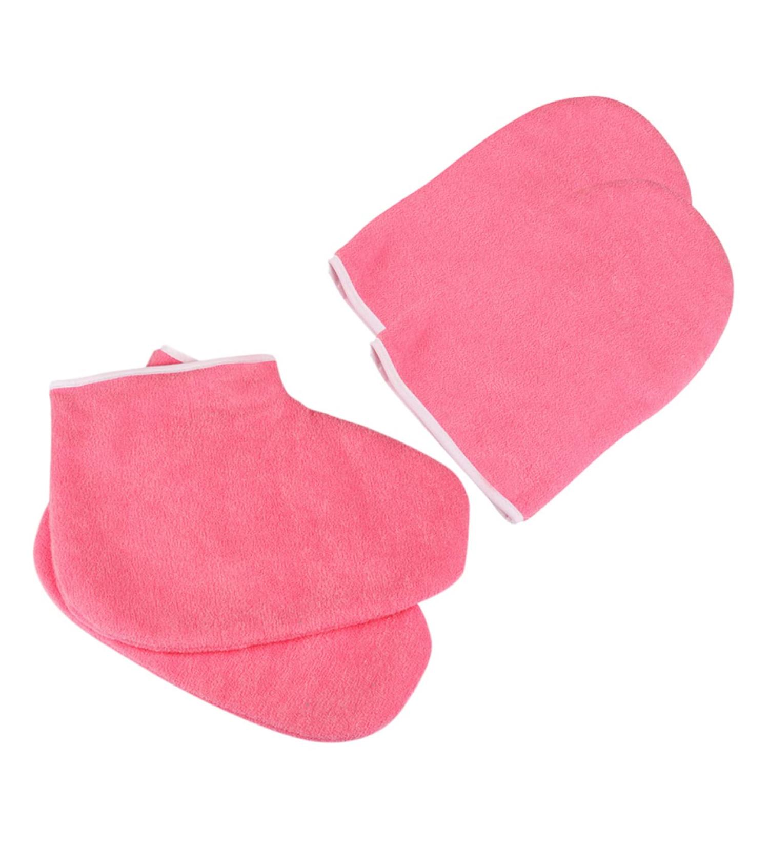 Hohopeti 1 ensemble Set de et Chaussettes de Th rapie Cire Accessoires pour Bain de Cire de Paraffine Kit de Couverture pour Mains pour Salon et Usage Domicile - Buy Online on GoSupps.com