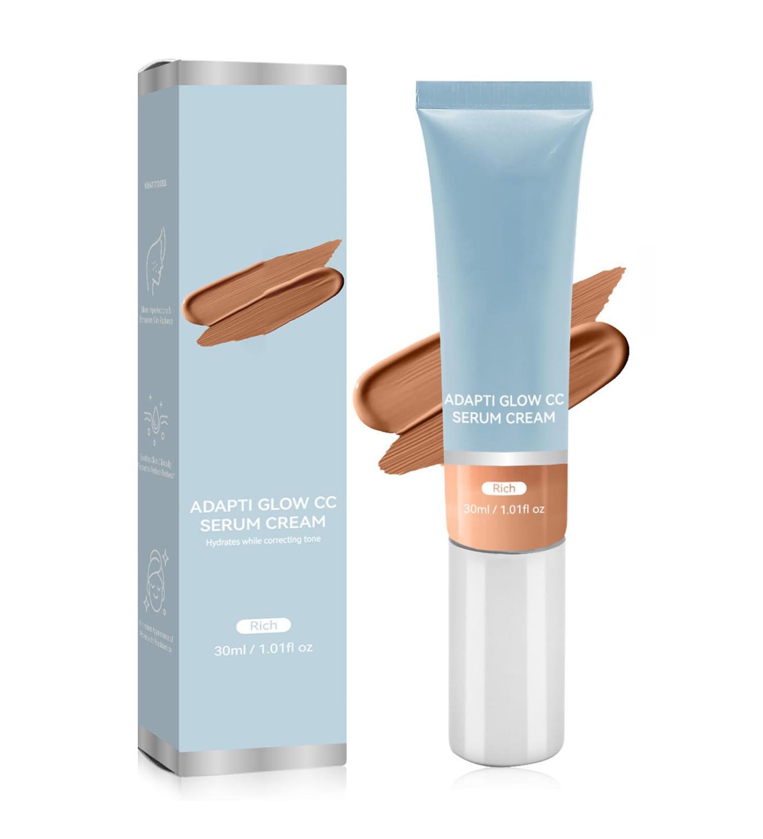 CC Cream with Tinted Moisturizer & Matte Finish | Color Correcting Cream for Full Coverage Foundation | Hydrating Face Makeup with Sheer to Medium Buildable Coverage Vegan 1.0 fl.oz (Rich) - Buy Online on GoSupps.com