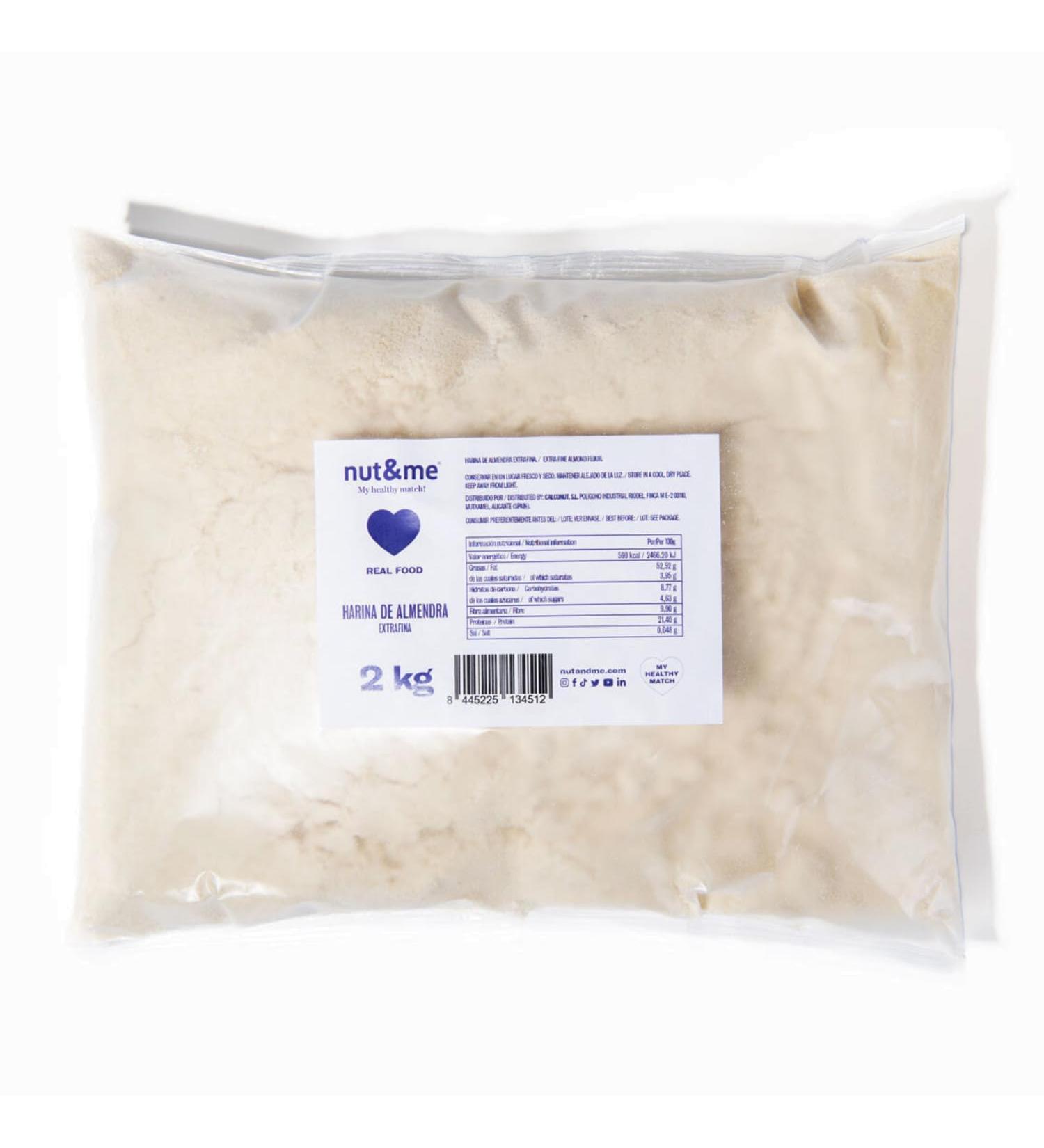 Almond Flour 2kg nut&me | Keto Friendly | Gluten Free | Vegan | High Protein | Extrafine | Ideal for Baking | - Buy Online on GoSupps.com