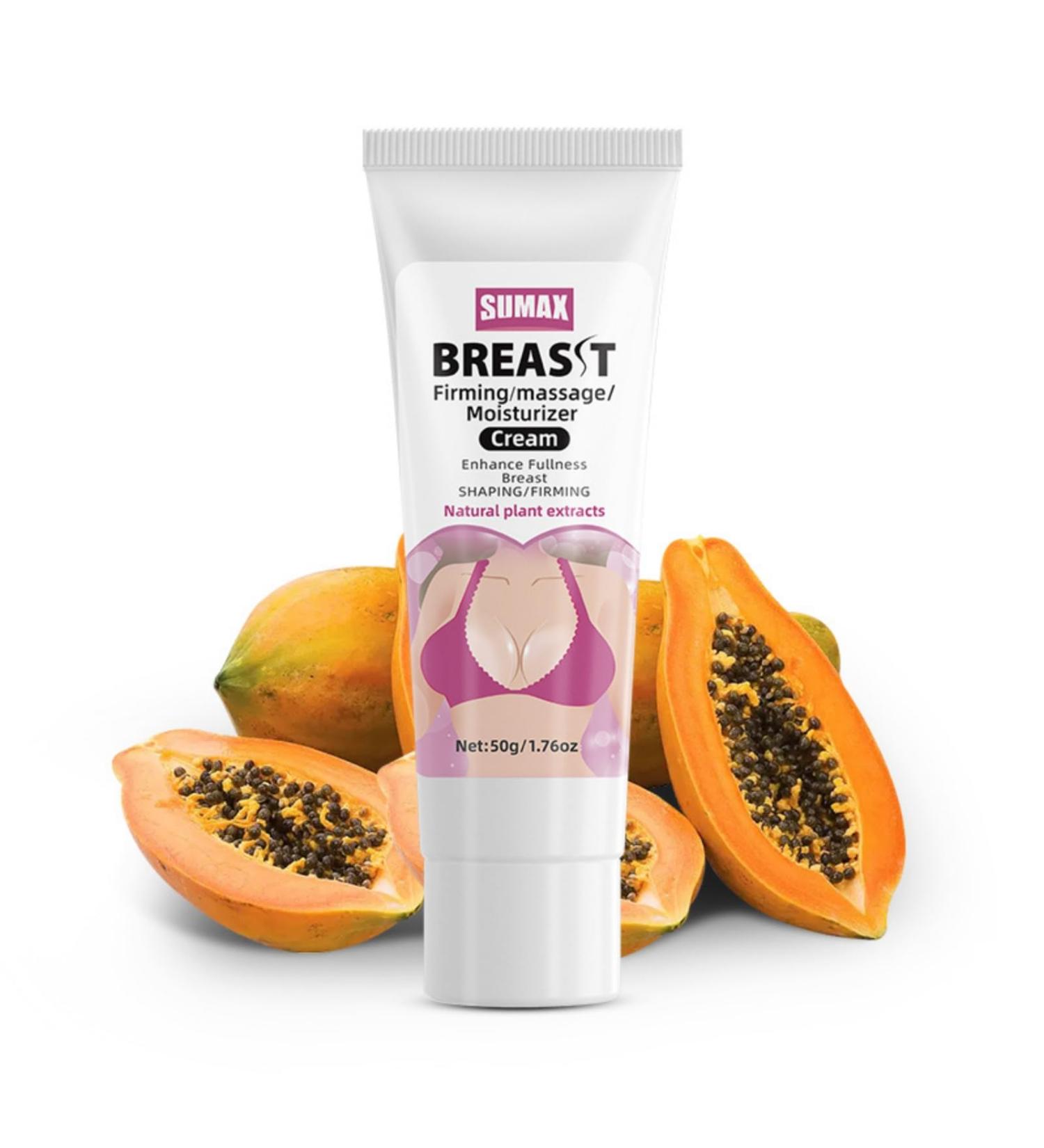 Breast Enhancement Cream Natural Breast Enlargement Cream for Breast Growth & Bigger Breast Firms Plumps and Lifts Your Breasts Improves Sagging Breasts 50g - Buy Online on GoSupps.com