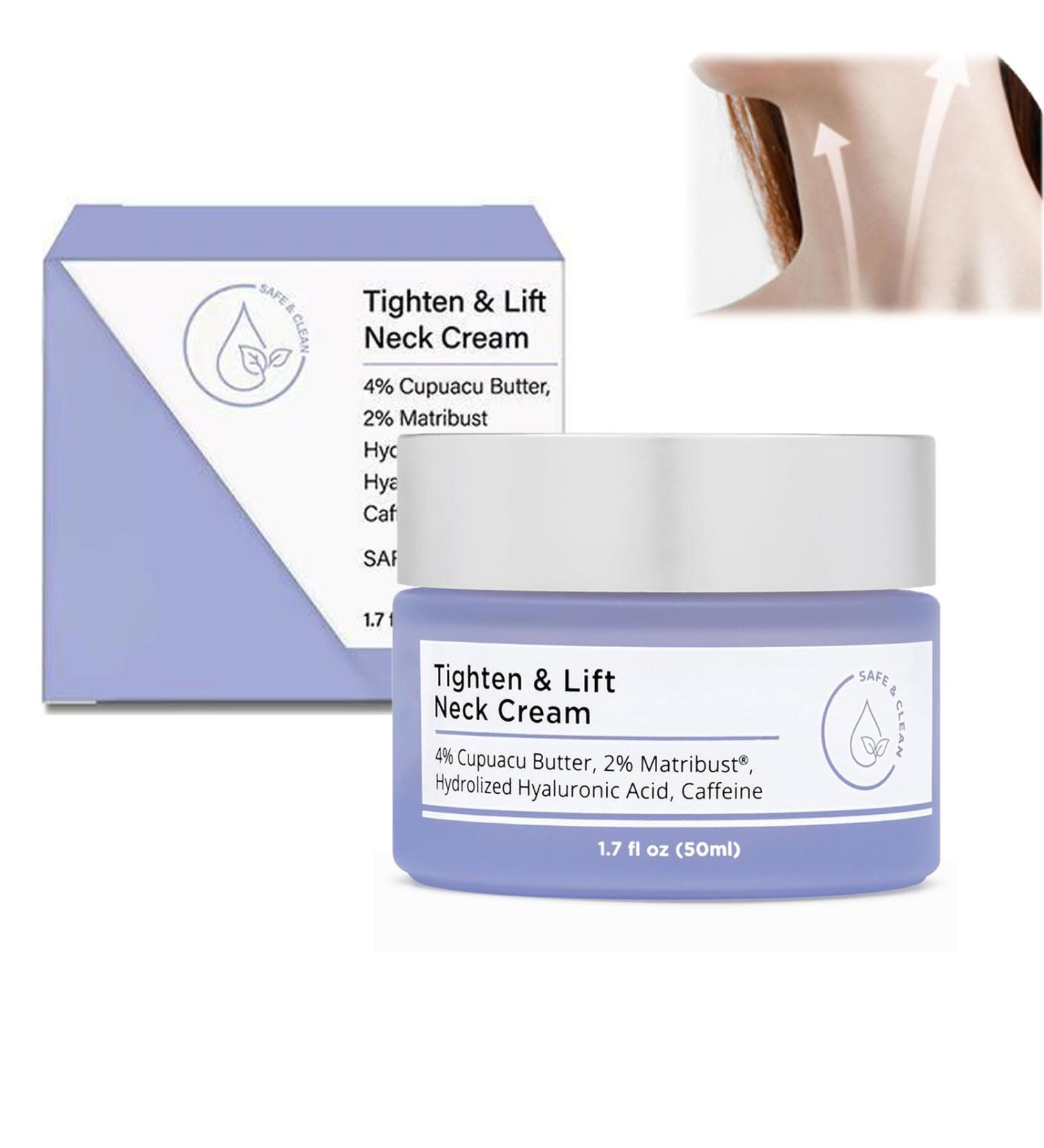 LXCJZY 2024 New Pure Tighten & Lift Neck Cream Tighten And Lift Neck Cream for Face Neck Firming Cream Tightening Lifting Sagging Skin For Face Neck (1pcs) - Buy Online on GoSupps.com