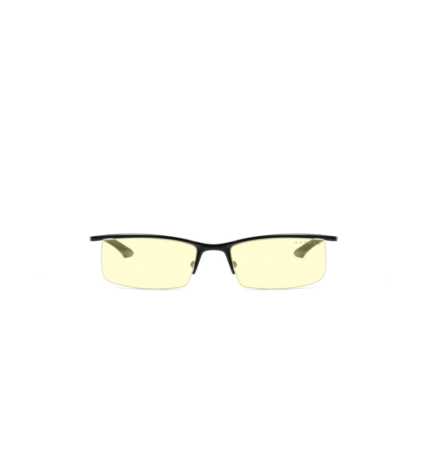 GUNNAR Premium Gaming Glasses | Blocks 65% Blue Light | Emissary Onyx Amber Tint Frame | Shop Internationally - Buy Online on GoSupps.com