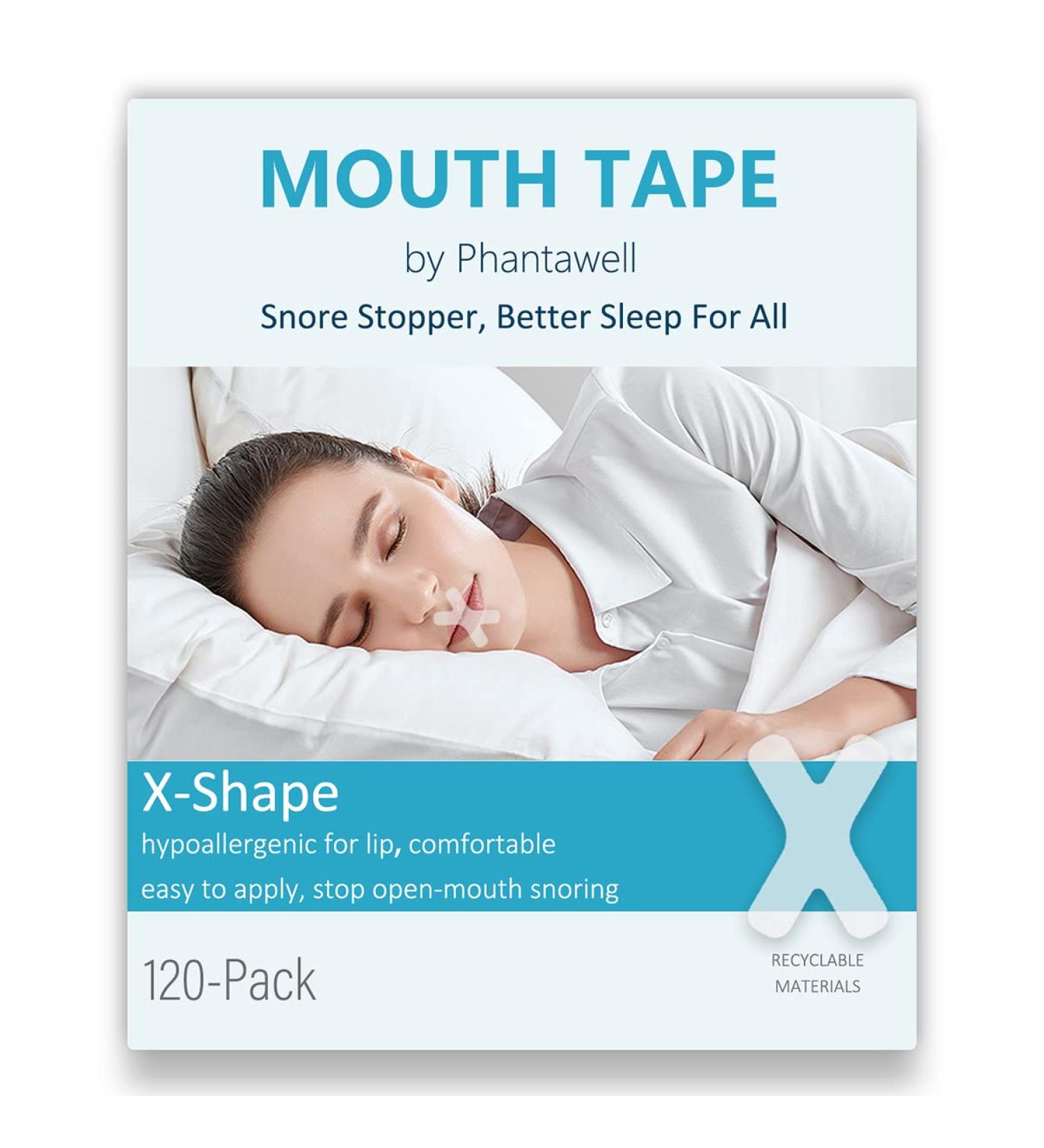 120pcs Sleep Mouth Tape for Snoring, Apnea & Nasal Breathing | Lip Contact Design - Buy Online on GoSupps.com