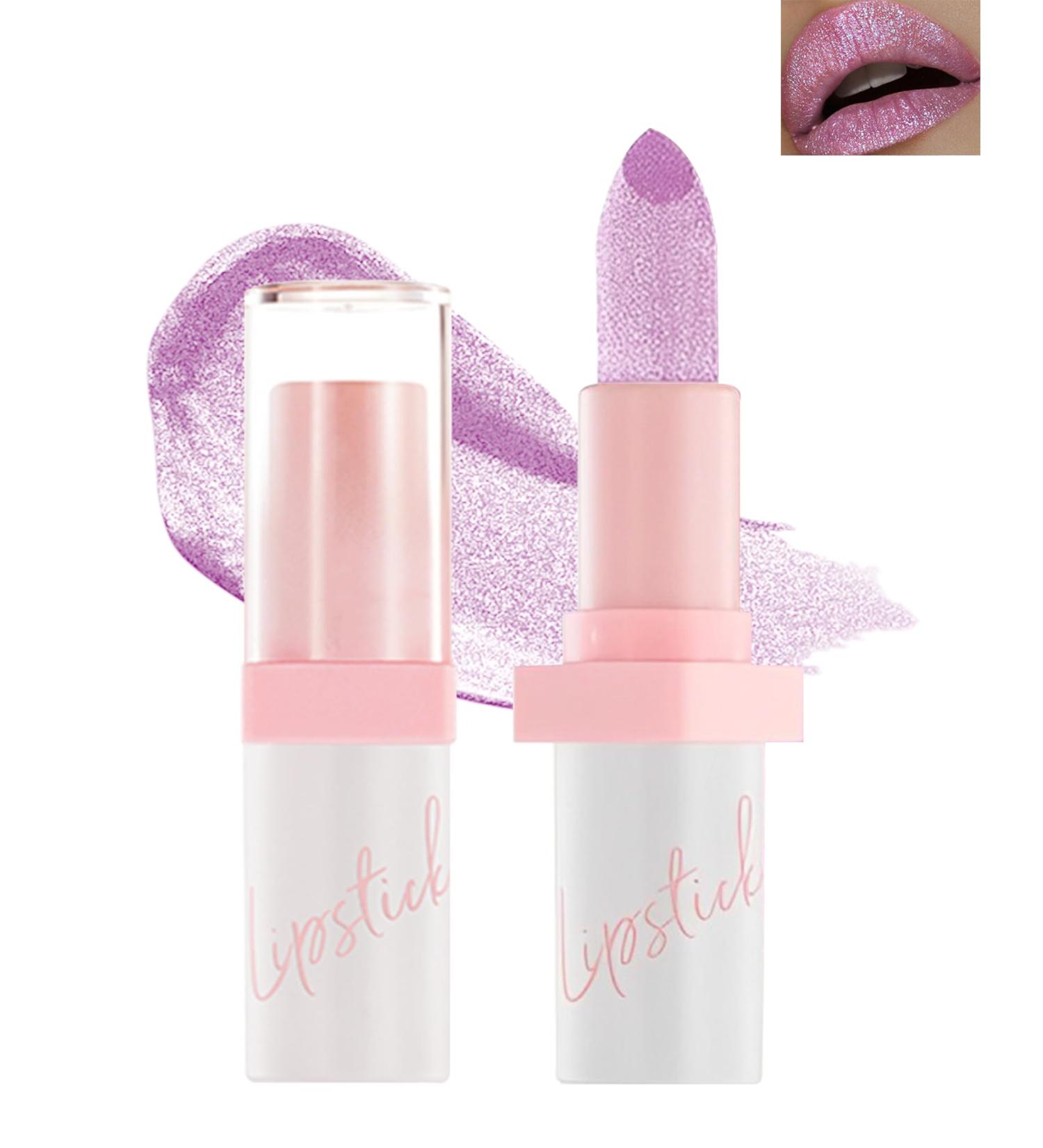 Buy Glitter Lipstick for Women - Long Lasting Sparkly Shimmer Waterproof Diamond Matte Finish Bold Impact Color for Stage & Party Makeup (01#Pink - Buy Online on GoSupps.com
