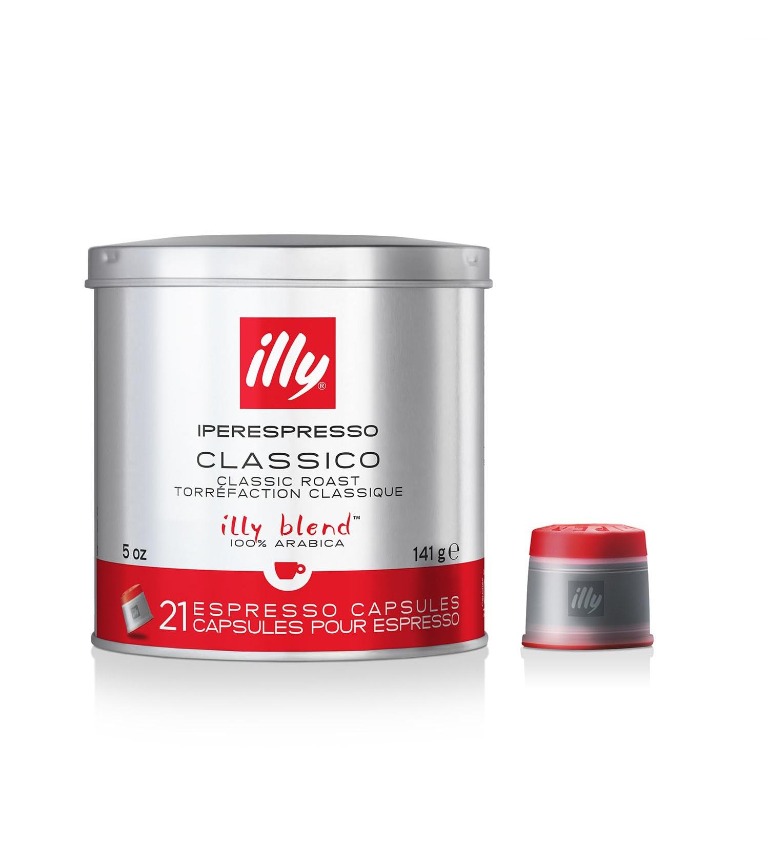 illy Coffee iperEspresso Capsules - Single-Serve Coffee Capsules & Pods - Single Origin Coffee Pods Classico Medium Roast with Notes of Caramel - For iperEspresso Capsule Machines 21 Count Classico Medium Roast 21 count (Pack of 1) - Buy Online on GoSupps.com