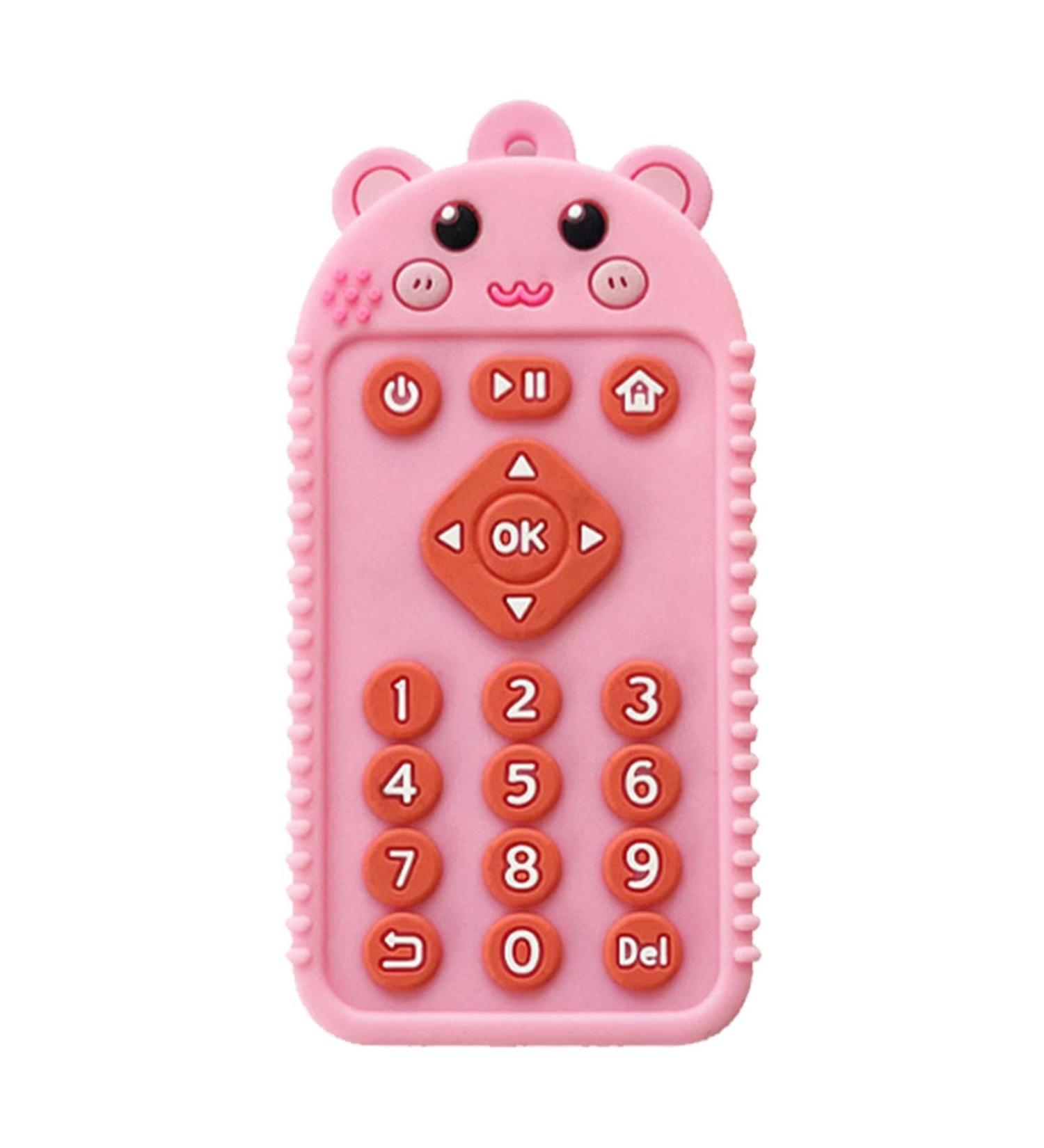 Remote Control Silicone Bite Ring Toy - Sensory Chewable Bear Learning Toy for Kids - Buy Online on GoSupps.com