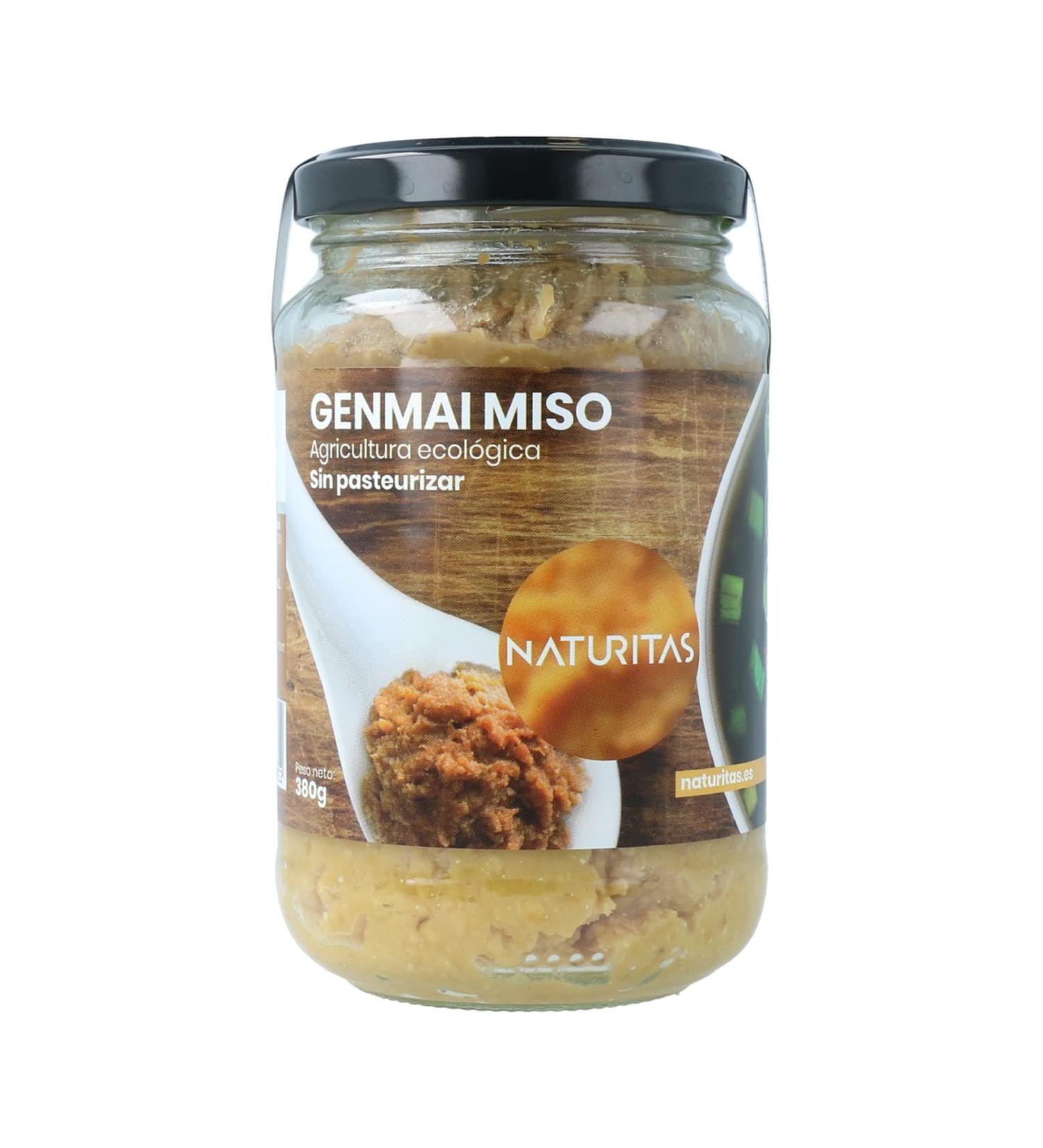  Naturitas Genmai Organic Unpasteurized Miso 380g Naturitas Essentials Japanese Miso Paste Soybean Paste - Buy Online on GoSupps.com
