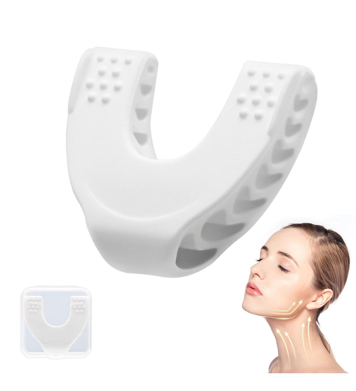 Jawline Coach & Pine Trainer for Men & Women | 40lbs Kiefer Exerciser - Double Chin & Jawline Fitness Ball - Buy Online on GoSupps.com