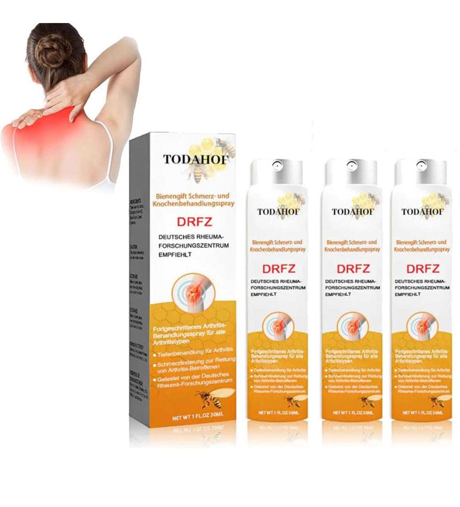 Buy Todahof Bee Venom Joint Spray | Effective Relief | International Shipping Available - Buy Online on GoSupps.com