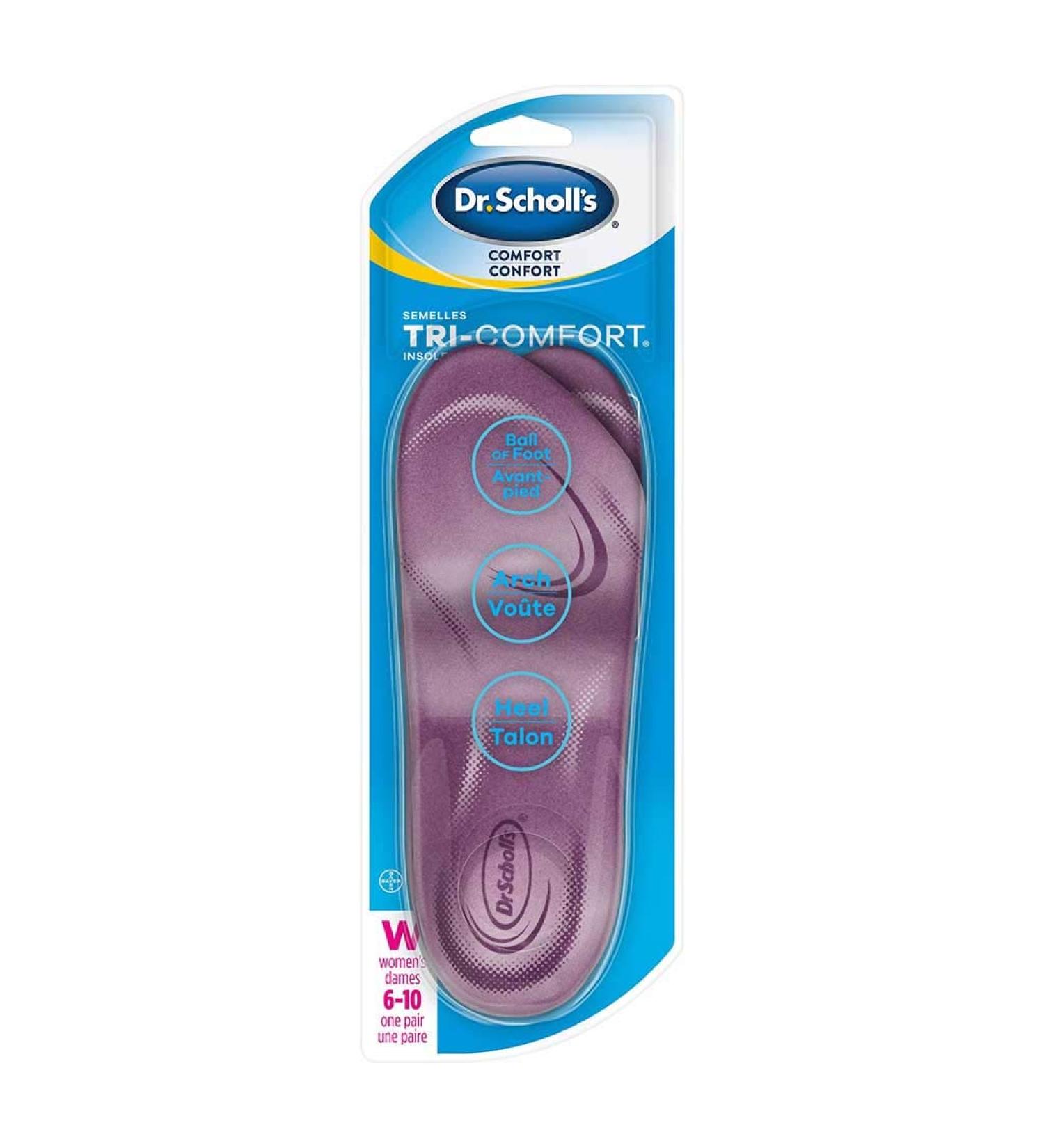 Dr. Scholl's Tri-Comfort Orthotics for Women (Sizes 6-10) - Buy Online on GoSupps.com