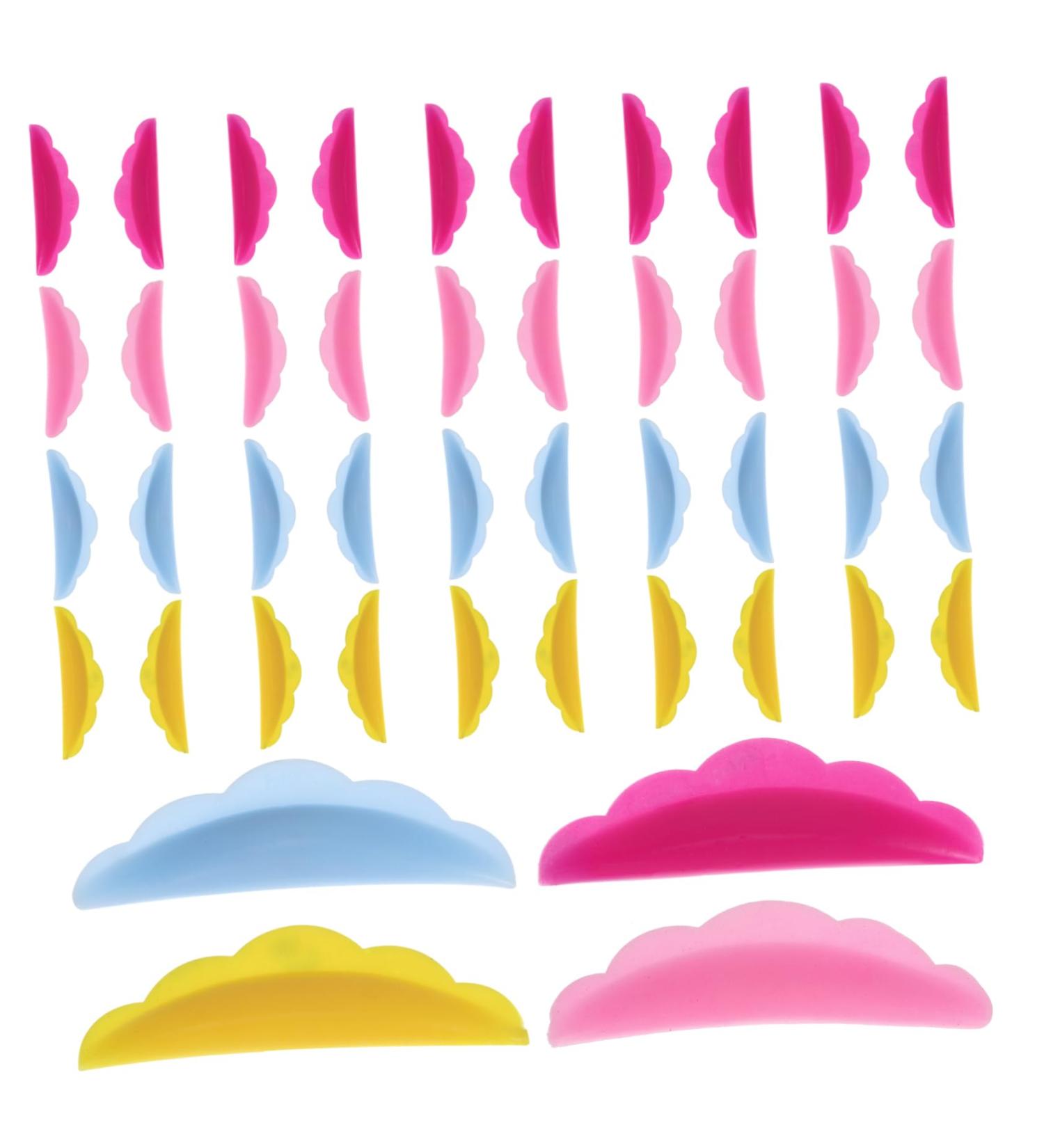 DRESSOOS 40 Pairs Eyelash Silicone Gasket Lash Lift Kit Eyelash Tools Lashes Tool Eyelash Perming Gasket Lash Lift Pads Eyelash Supplies Lash Perming Rods De Silica Gel Triple Accessories - Buy Online on GoSupps.com