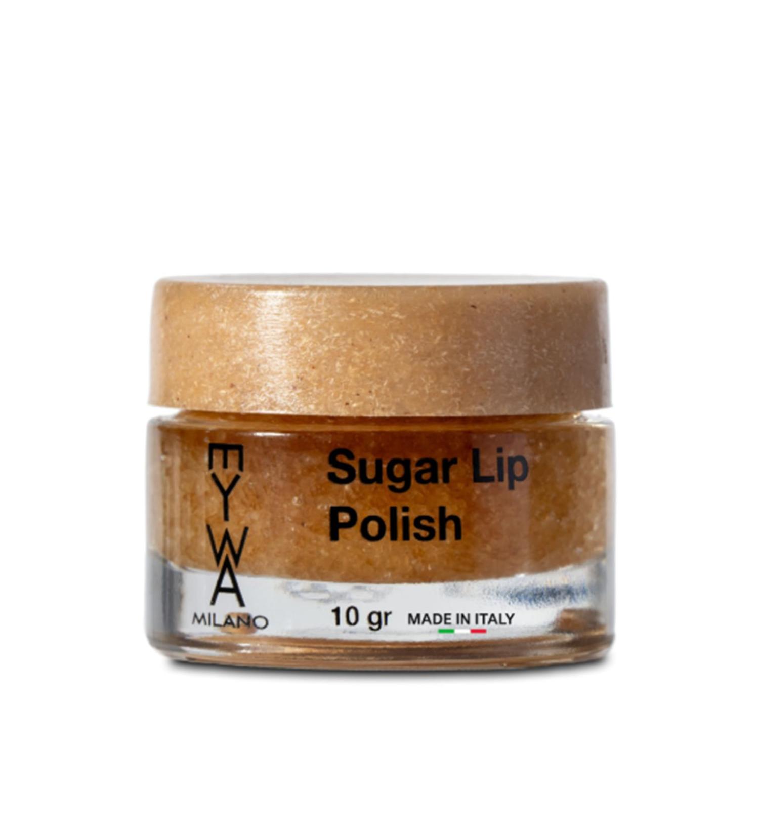 EYWA Milano Sugar Lip Polish Peeling and moisturizing lip peeling with cane sugar shea butter and moringa oil natural treatment for soft and smooth lips 10 g - Buy Online on GoSupps.com