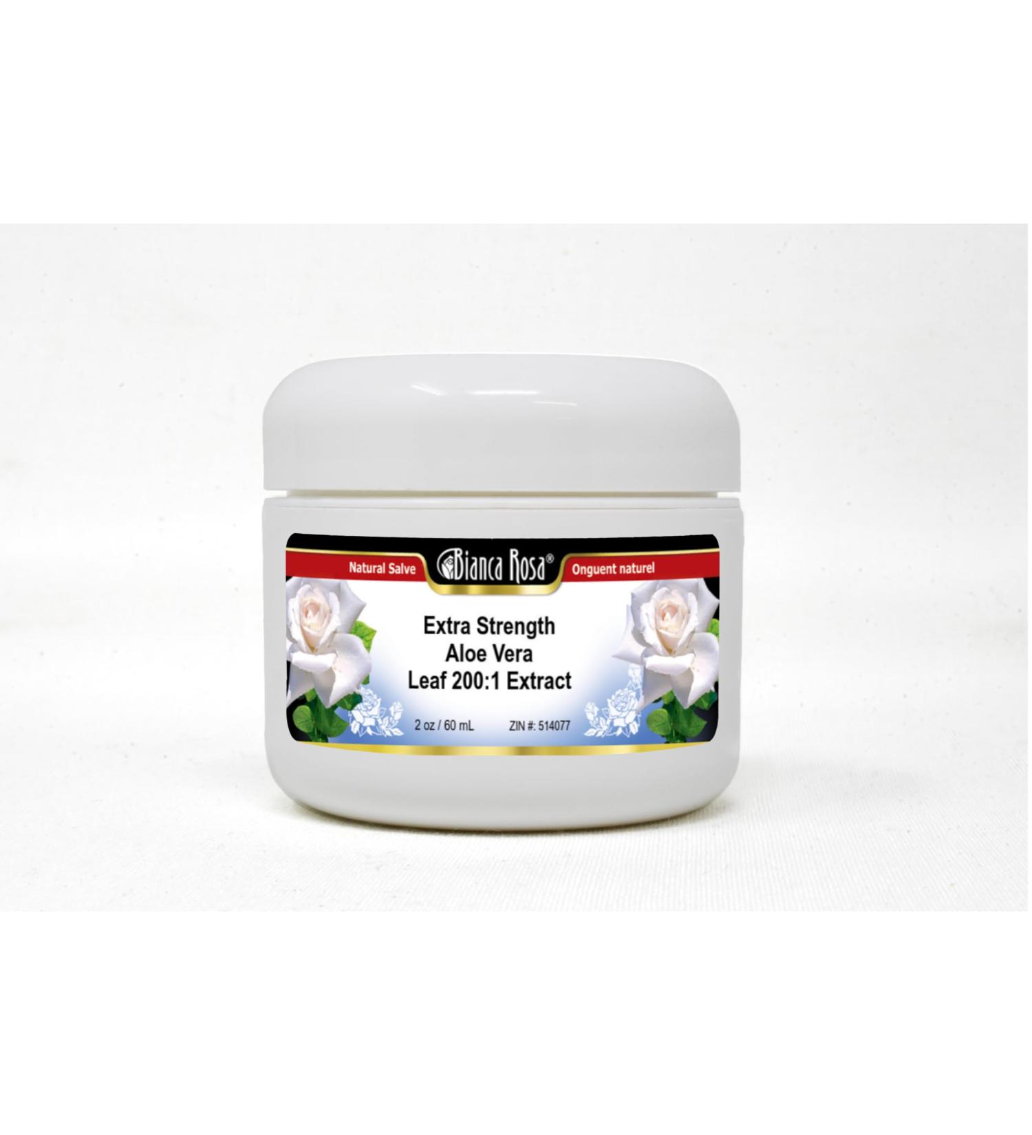 Bianca Rosa Extra Strength Aloe Vera Leaf 200:1 Extract - Salve Ointment (2 oz ZIN: 514077) - 2 Pack - Buy Online on GoSupps.com