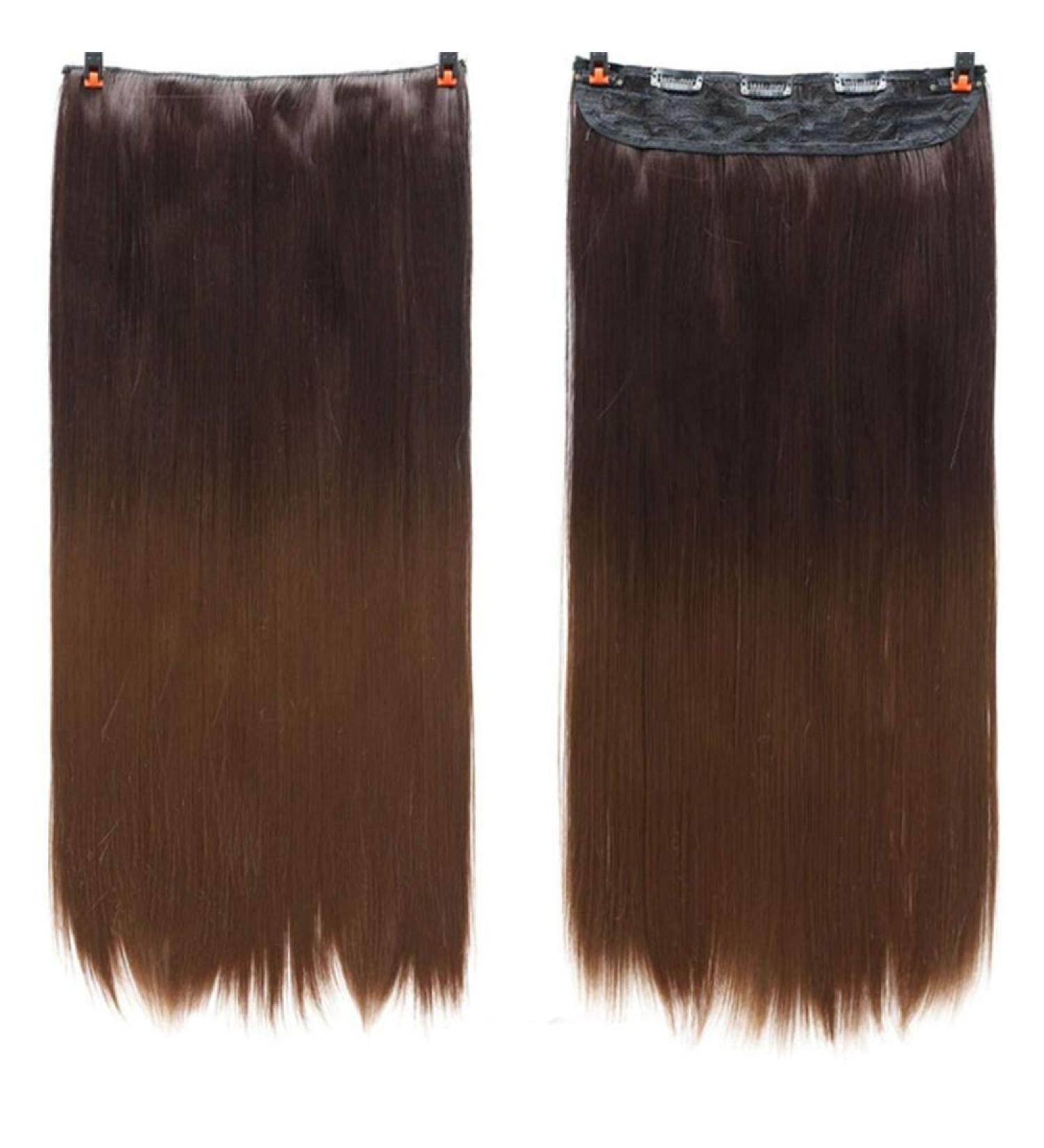 Buy 24-Inch Clips In Hair Extensions | Heat-Resistant Wigs | Long Straight Synthetic Hair in #24 - International Shipping Available - Buy Online on GoSupps.com