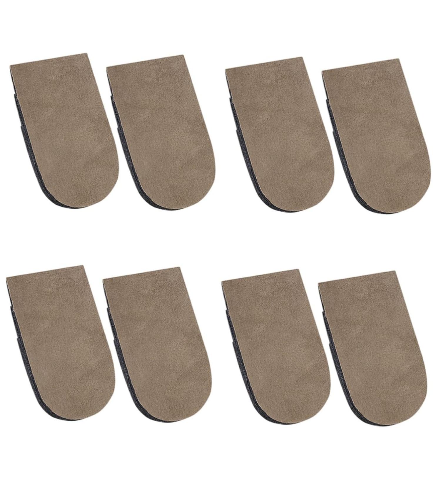 NOLITOY Height Increase Half Pads 4 Pairs Anti-Slip Cushions for Men & Women | Comfortable Shoe Lift & Suede Heel Pads for Sports - Buy Online on GoSupps.com