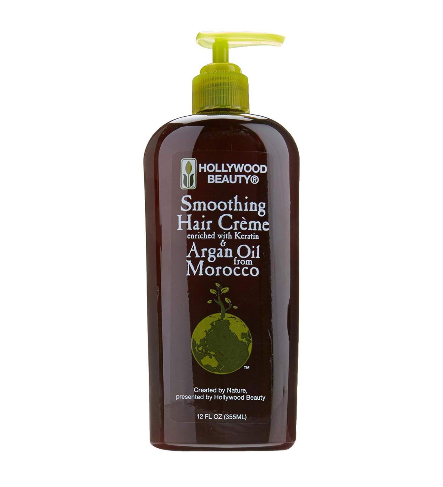 Hollywood Beauty Argan Oil Smoothing Hair Creme with Keratin | Nourish & Revitalize Your Hair International Shipping Available - Buy Online on GoSupps.com