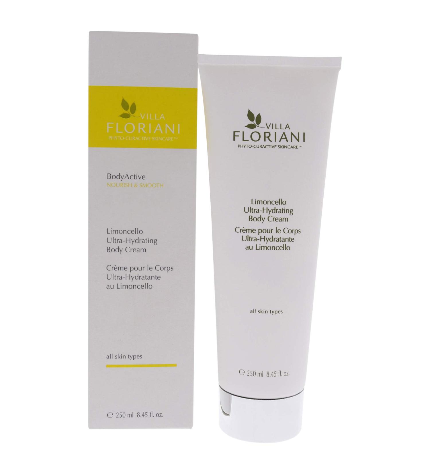Villa Floriani Ultra Hydrating Limoncello Body Cream 8.45 oz - Nourishing Women's Lotion for All Skin Types - International Shipping Available - Buy Online on GoSupps.com