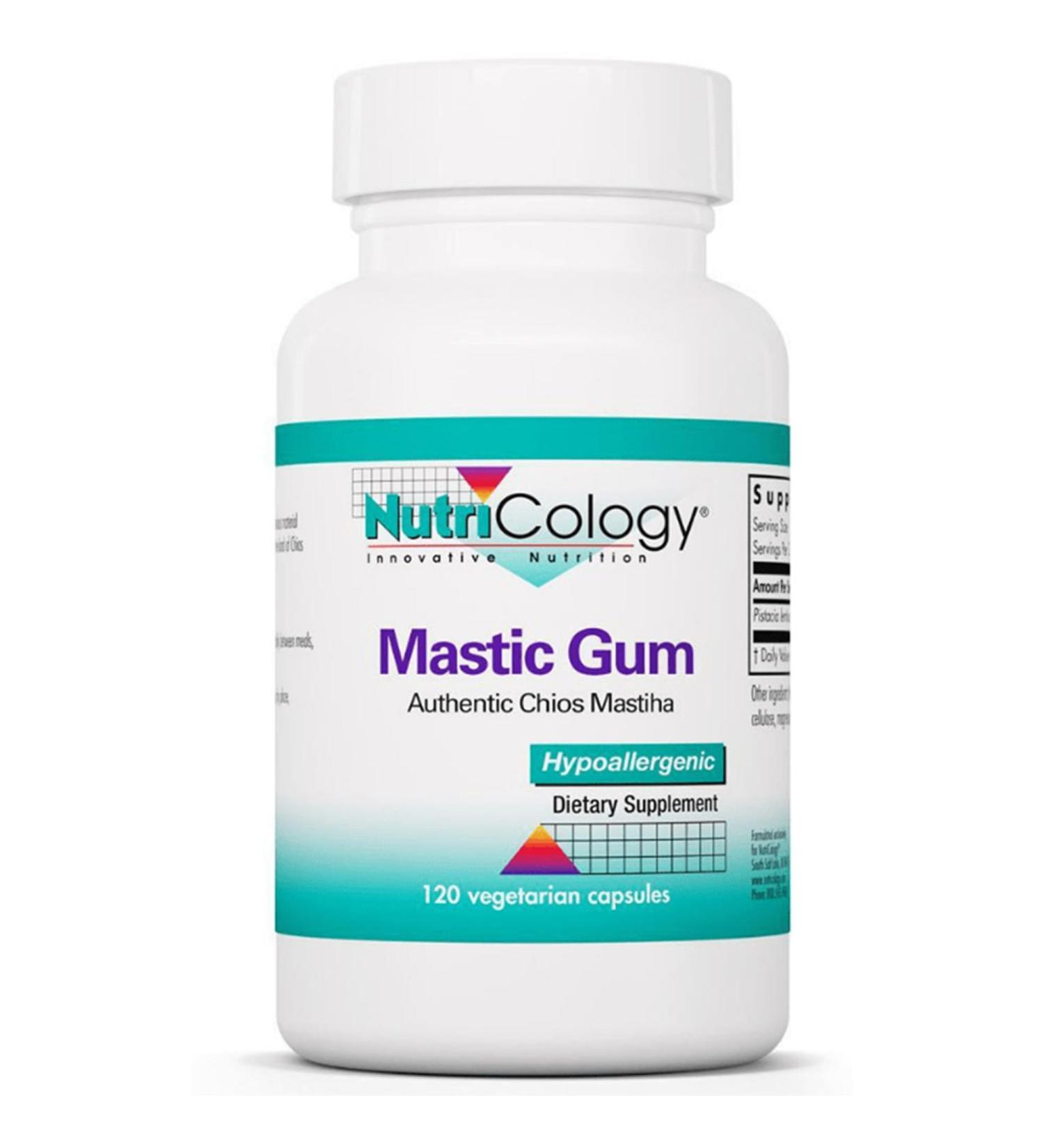 Nutricology Mastic Gum (Mastix) 500mg 120 Vegan Vegetarian Gluten Free Soy Free Non-GMO - Buy Online on GoSupps.com