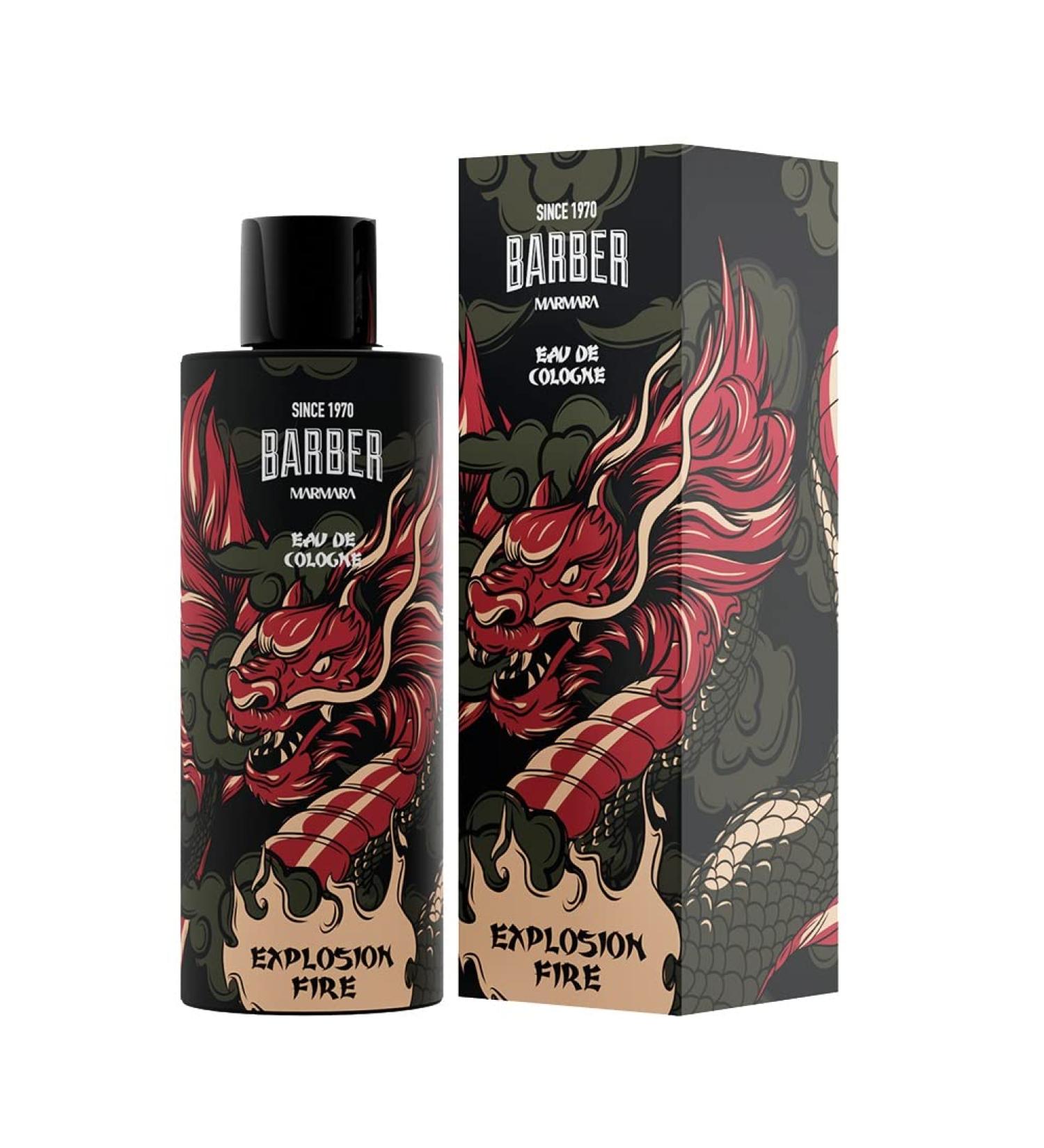 Marmara Barber Cologne - Best Choice of Modern Barbers and Traditional Shaving Fans Limited Edition Glass Bottle in Gift Box (500 ml Explosion Fire) 18 Fl Oz (Pack of 1) Explosion Fire - Buy Online on GoSupps.com