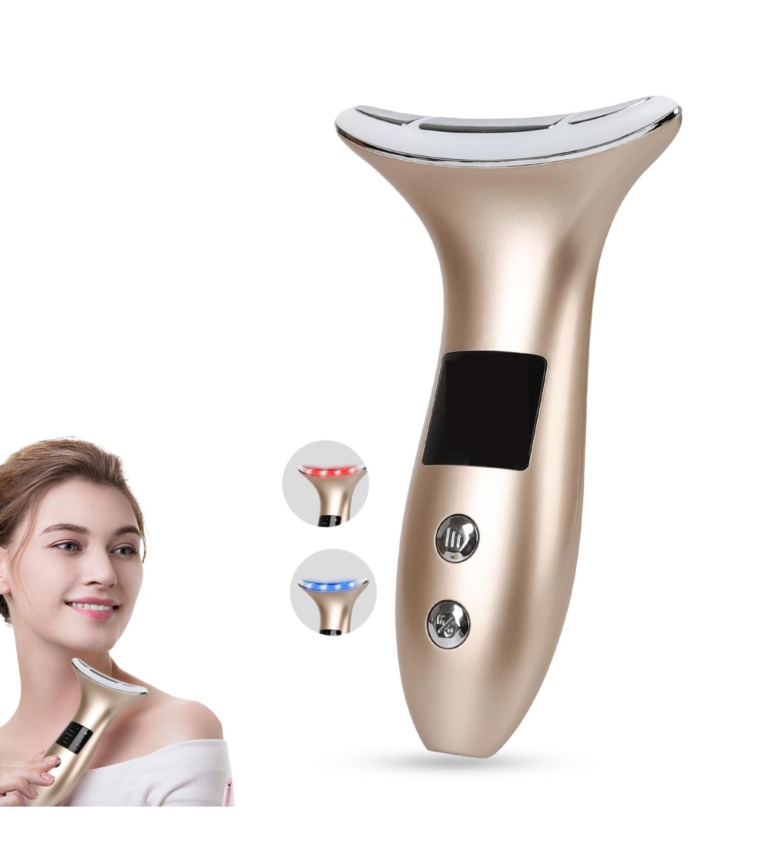 8 Modes & 3 Color Face Massager Enhance Your Skincare Routine with Dual Face Evolution Device - Buy Online on GoSupps.com