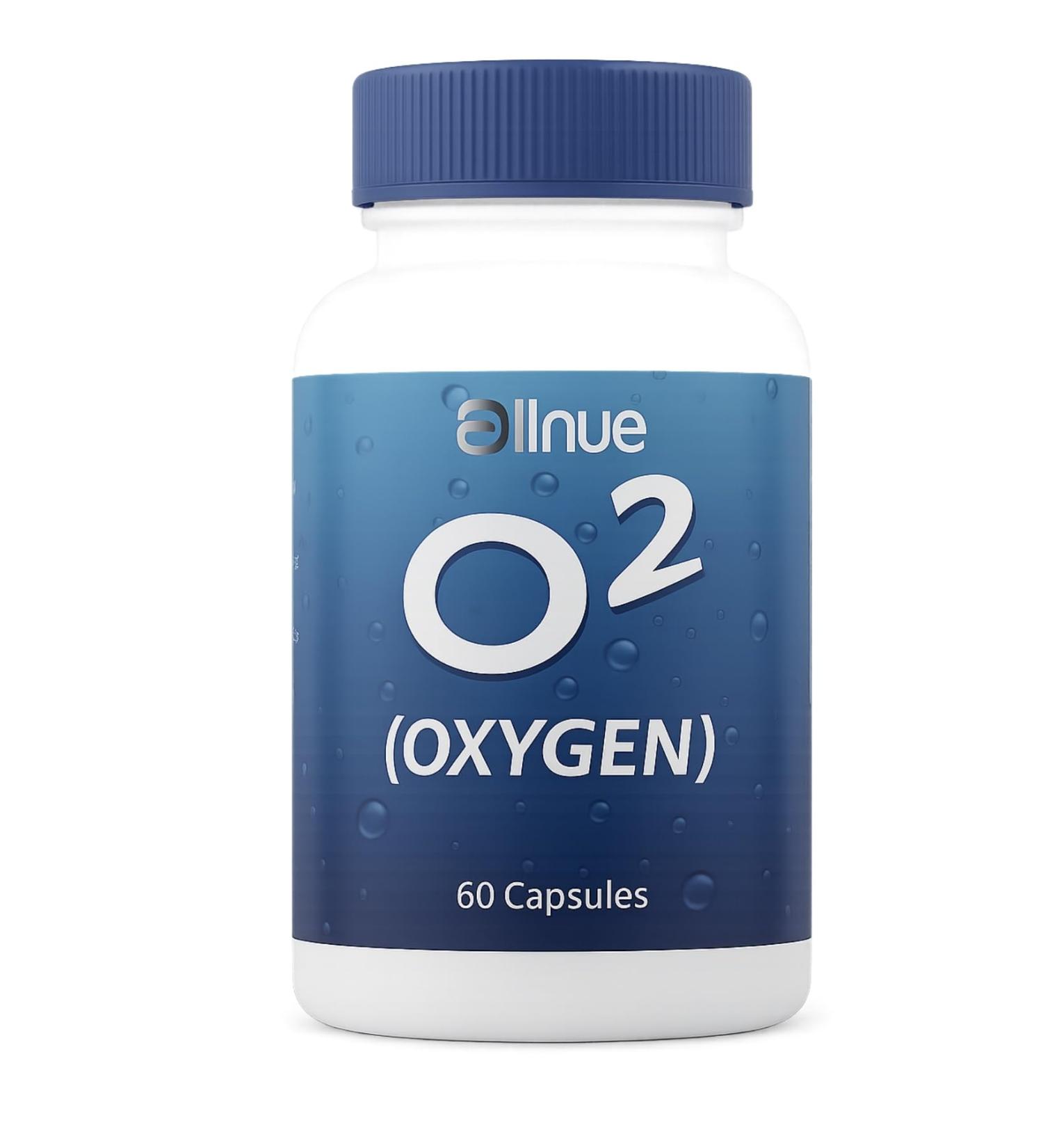 Oxygen Liquid Capsules | Pre-Workout Nitric Oxide Supplement | Liquid Capsule Format with 30 Servings per Bottle | Designed for Workout Support and Training routines | 60 Capsules