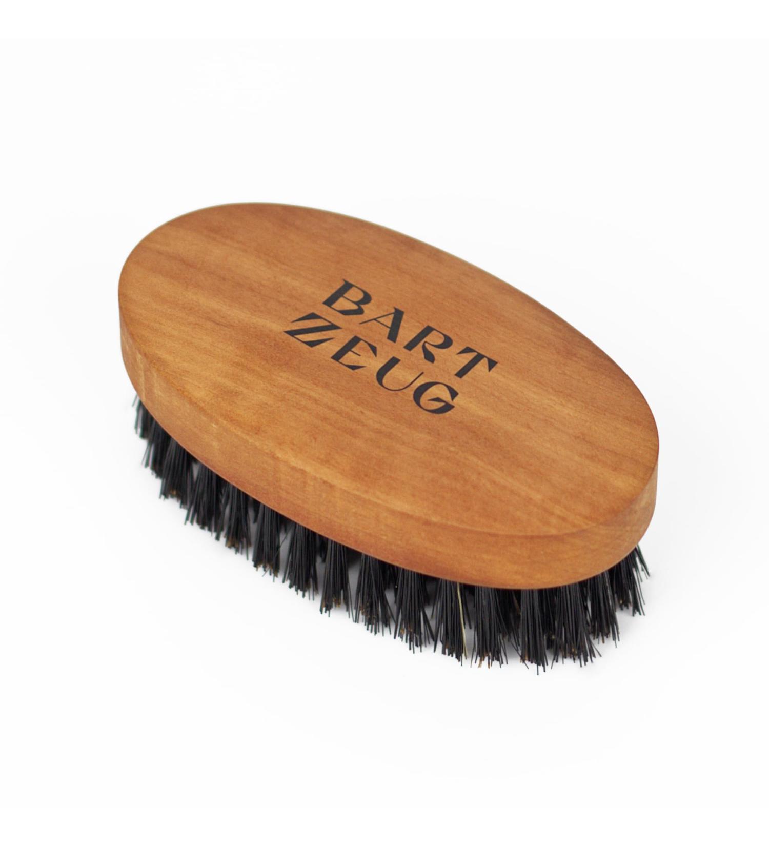Barteitzeug Bartbrush - Gro (9.5 x 5cm) | Wild Boar Bristles & Pear Tree Wood | Daily Beard Care for Soft Smooth Beards - Buy Online on GoSupps.com