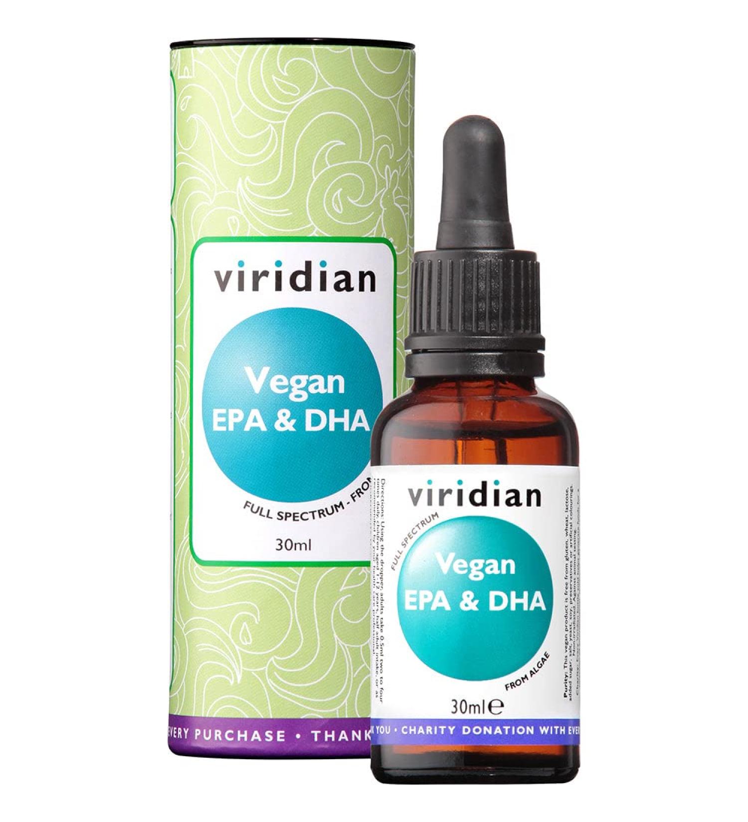 Viridian Vegan EPA and DHA 30ml