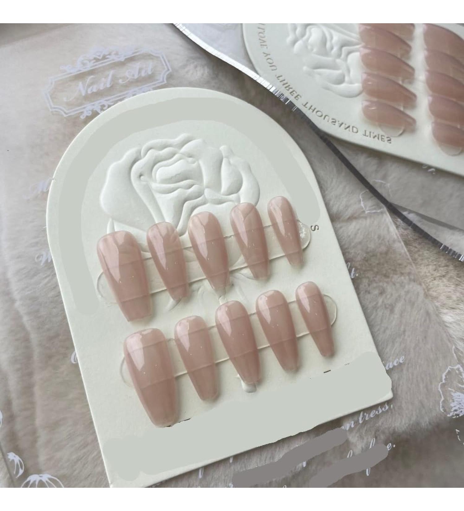 New Handmade Nail Wearing Heavy Industry Long Nail Handmade Nail Beautification False Nail Patch(Long S)