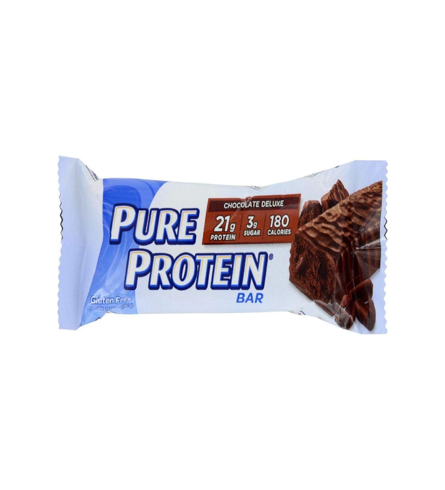 Buy Protein Bar - Chocolate Deluxe (6 Bars) | High Protein Snack | Healthy Meal Replacement - Buy Online on GoSupps.com