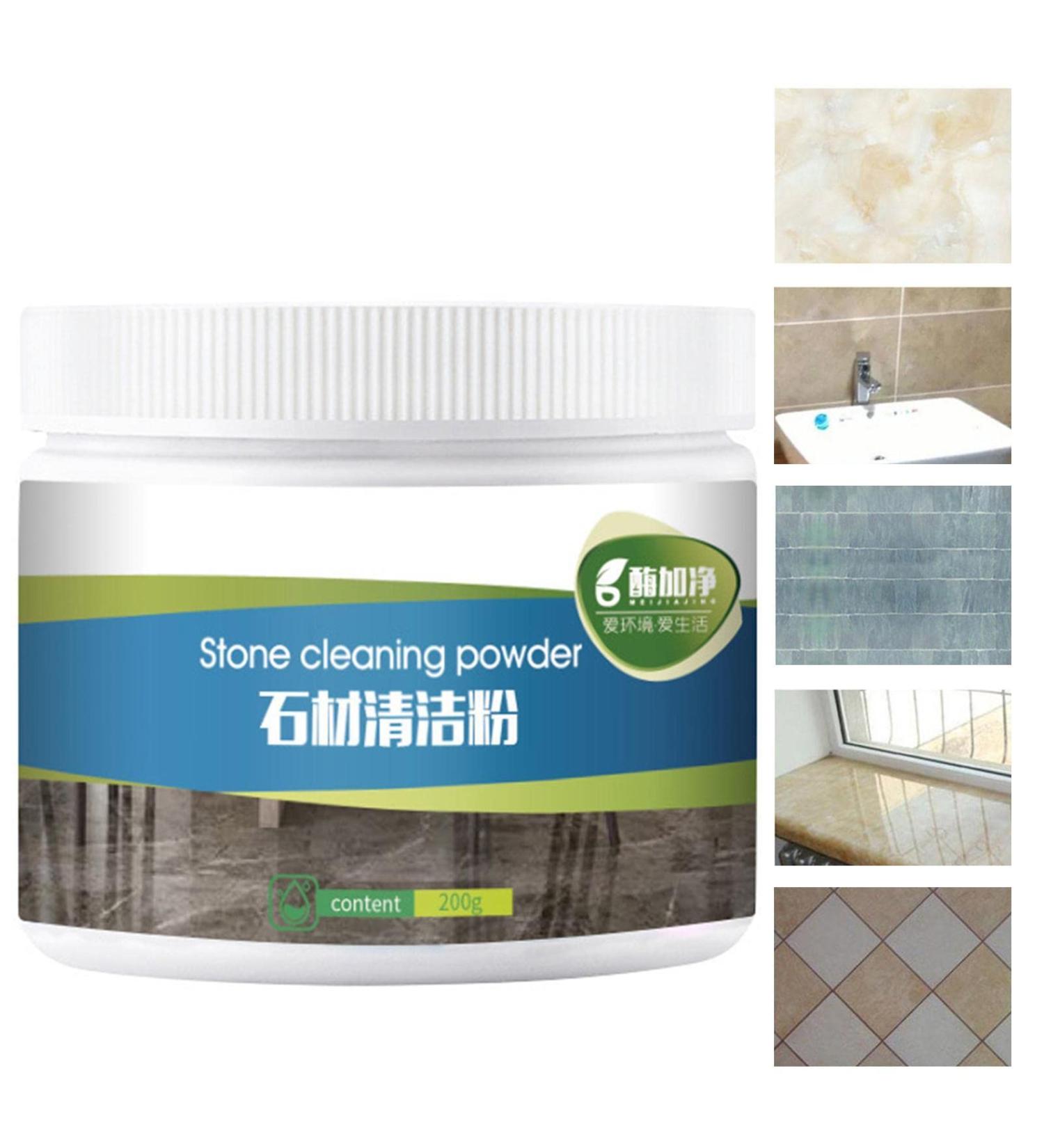 10 Stone Cleaning Powder - Multiple Kitchen Cleaning Powder - Quartz Countertop Clean Accessories for Ceramic Walls Marble Floors for - Buy Online on GoSupps.com