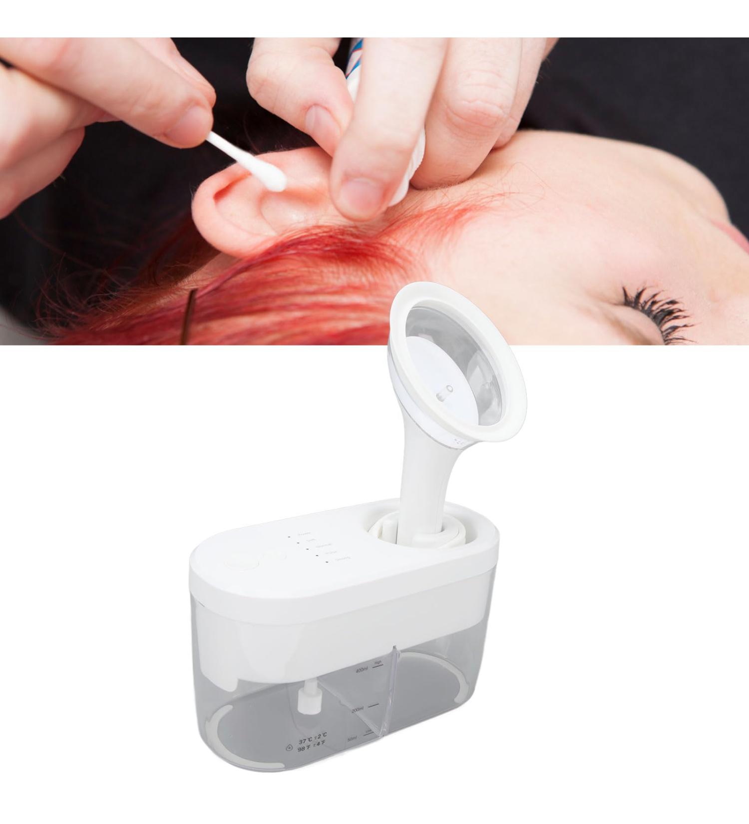 Rechargeable Automatic Ear Wax Removal Tool - Ear Cleaning Washer Kit for Adults & Kids (White) - Buy Online on GoSupps.com