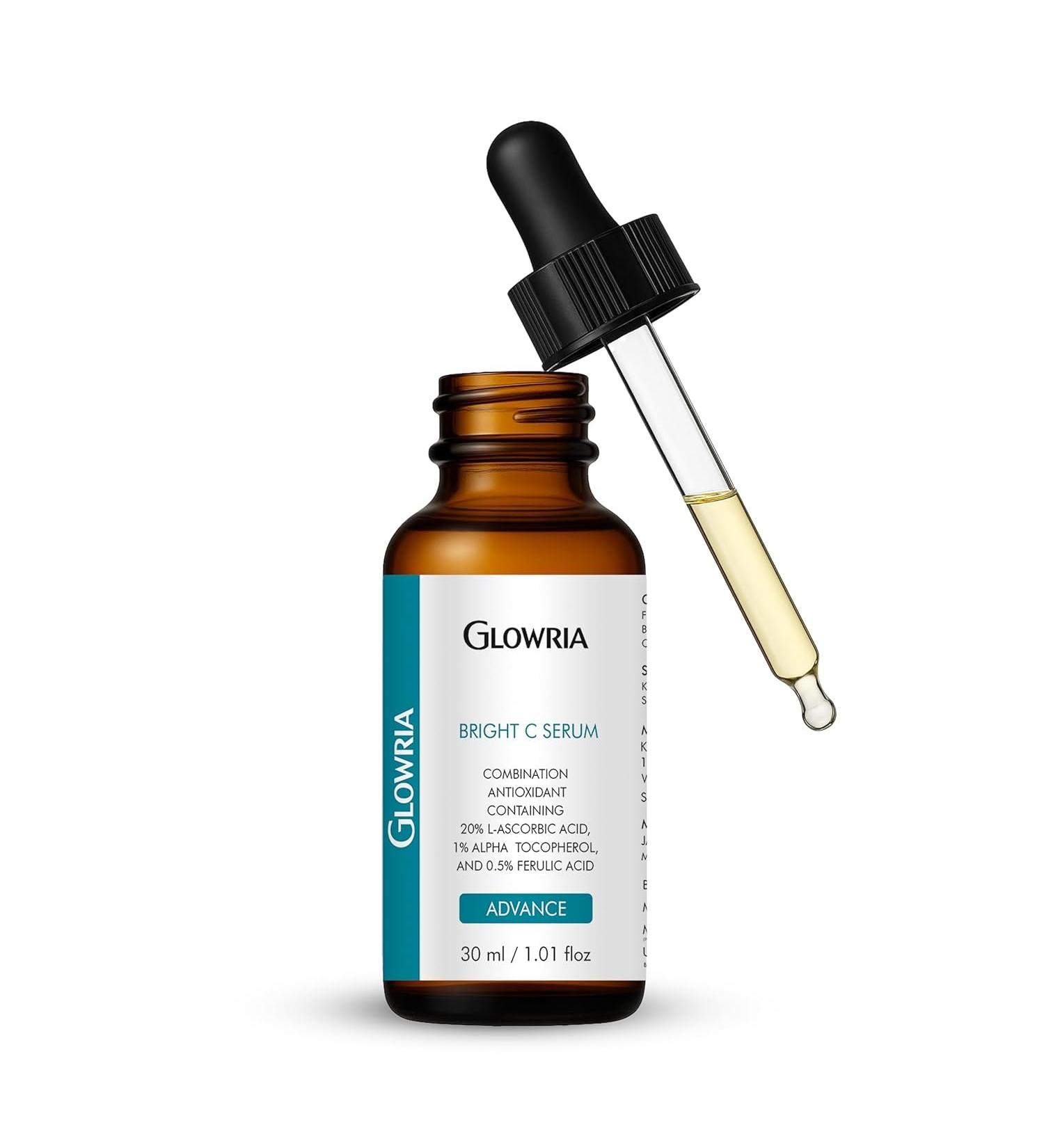 Glowria-ceuticals C E ferulic serum Advanced Antioxidant Formula 20% L-Ascorbic Acid 1.01 fl oz - Buy Online on GoSupps.com