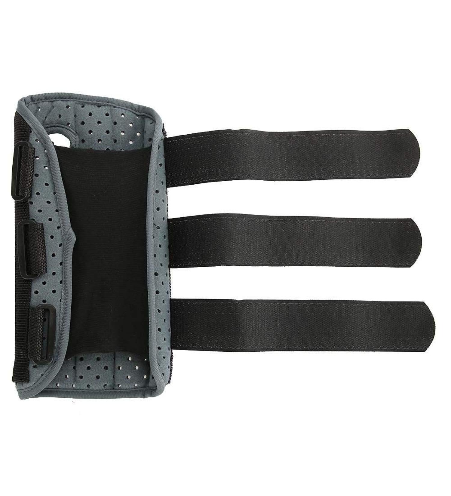 Lightweight Black Wrist Brace & Support for Pain Relief | Carpal Tunnel Sprains & Strains (Right M) - International Shipping Available - Buy Online on GoSupps.com